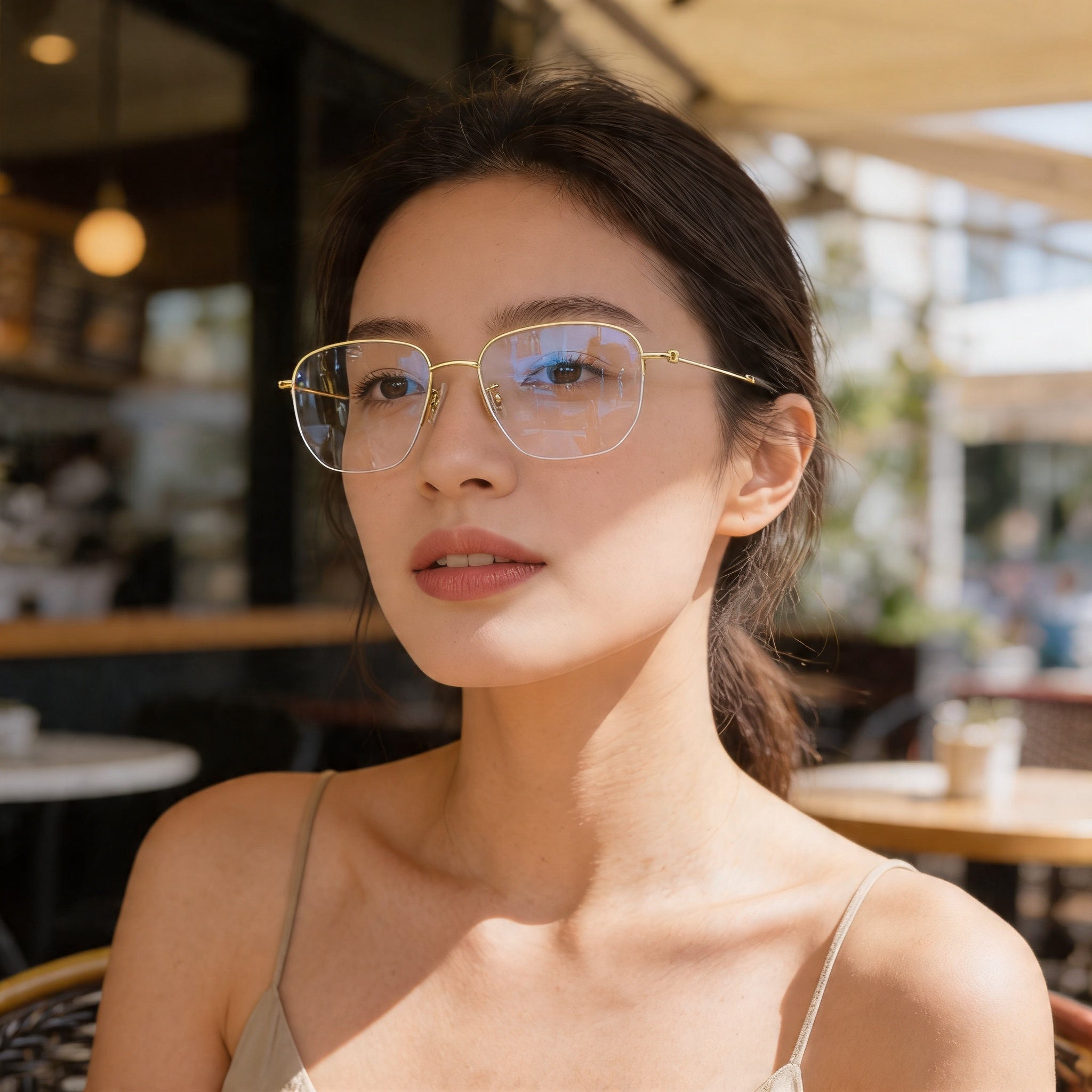 Hugo Boss Casual Unisex Gold Alloy Steel Non-Polarized Polycarbonate Lens Sunglasses 54mm Lens Width, 18mm Bridge, Photo 5