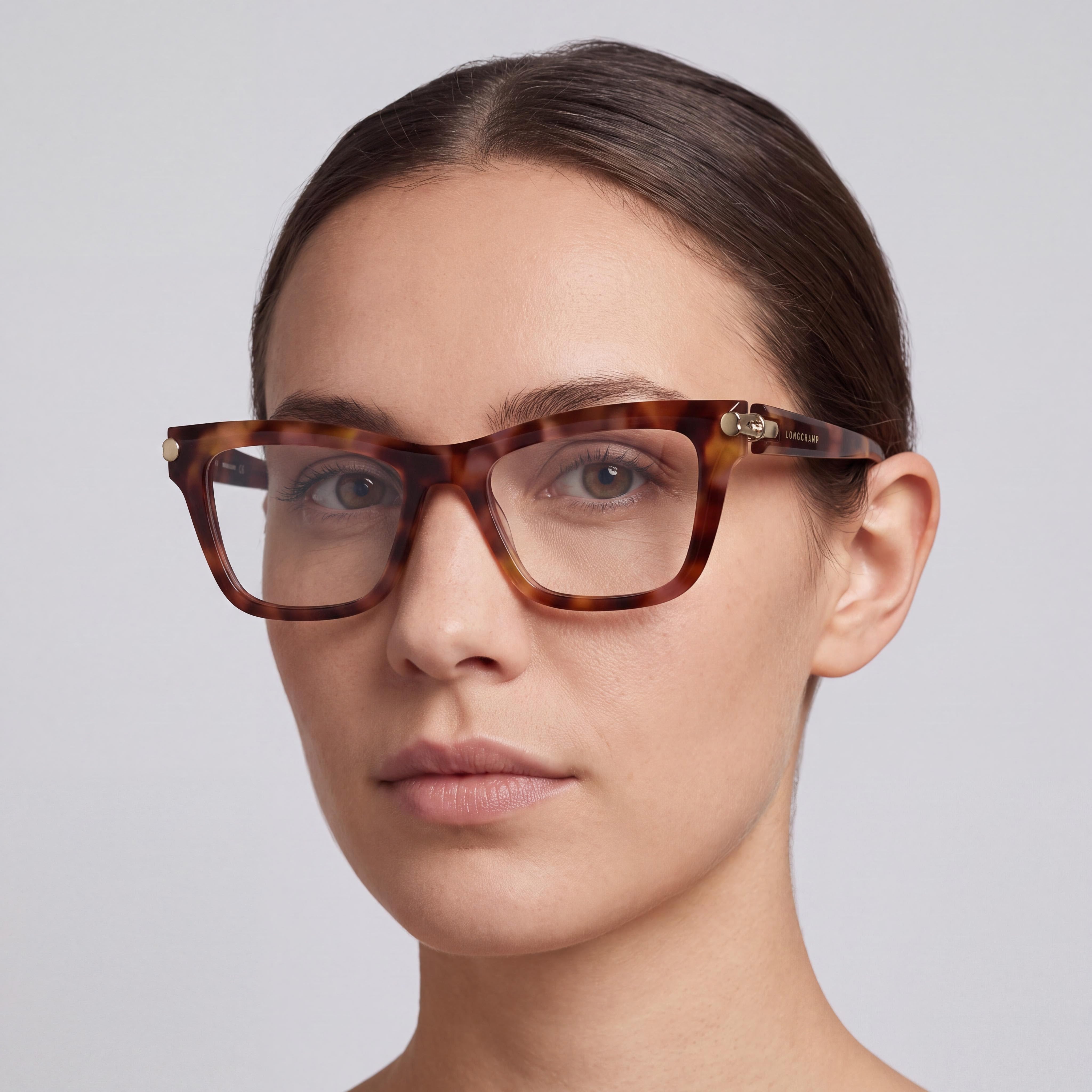 Gafas de acetato rosa habana para mujer Longchamp Lo2766 con lentes de policarbonato 53-17-140, Photo 4
