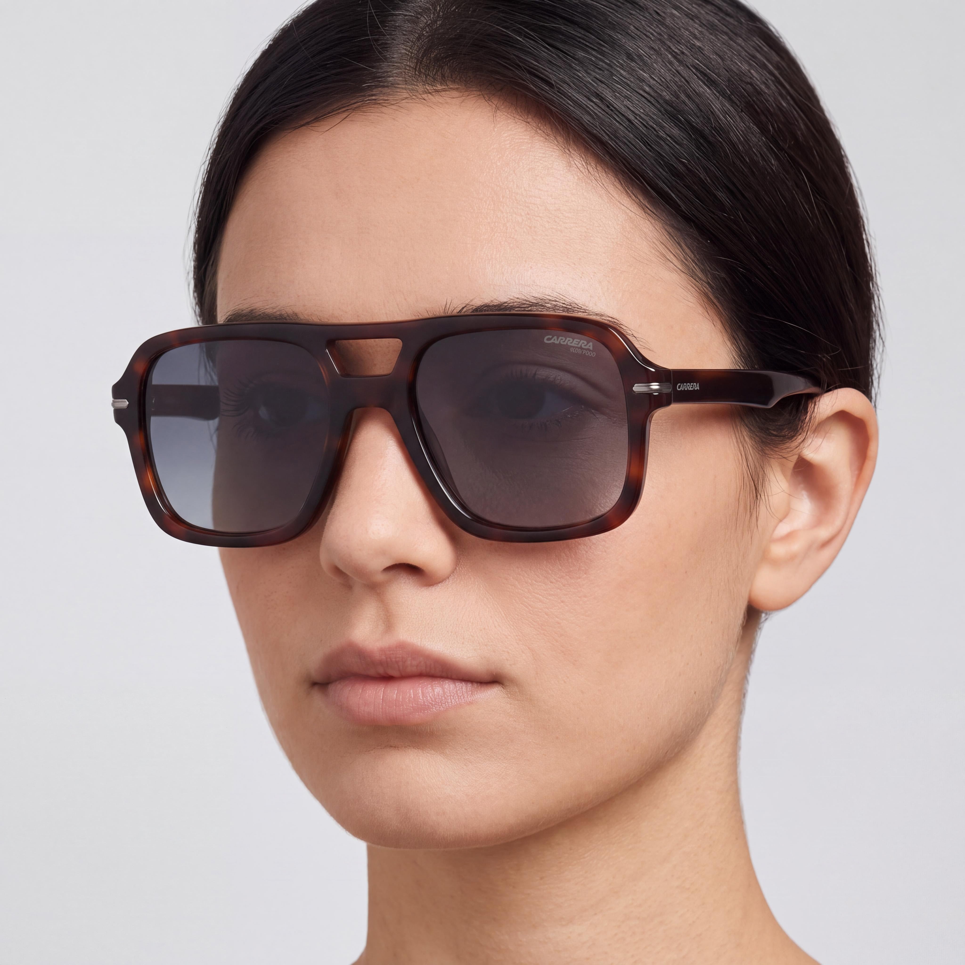 Carrera 317/S EX4 Women's Lightweight Acetate Brown Horn Polycarbonate UV Protection Sunglasses 55-20-150mm, Photo 5