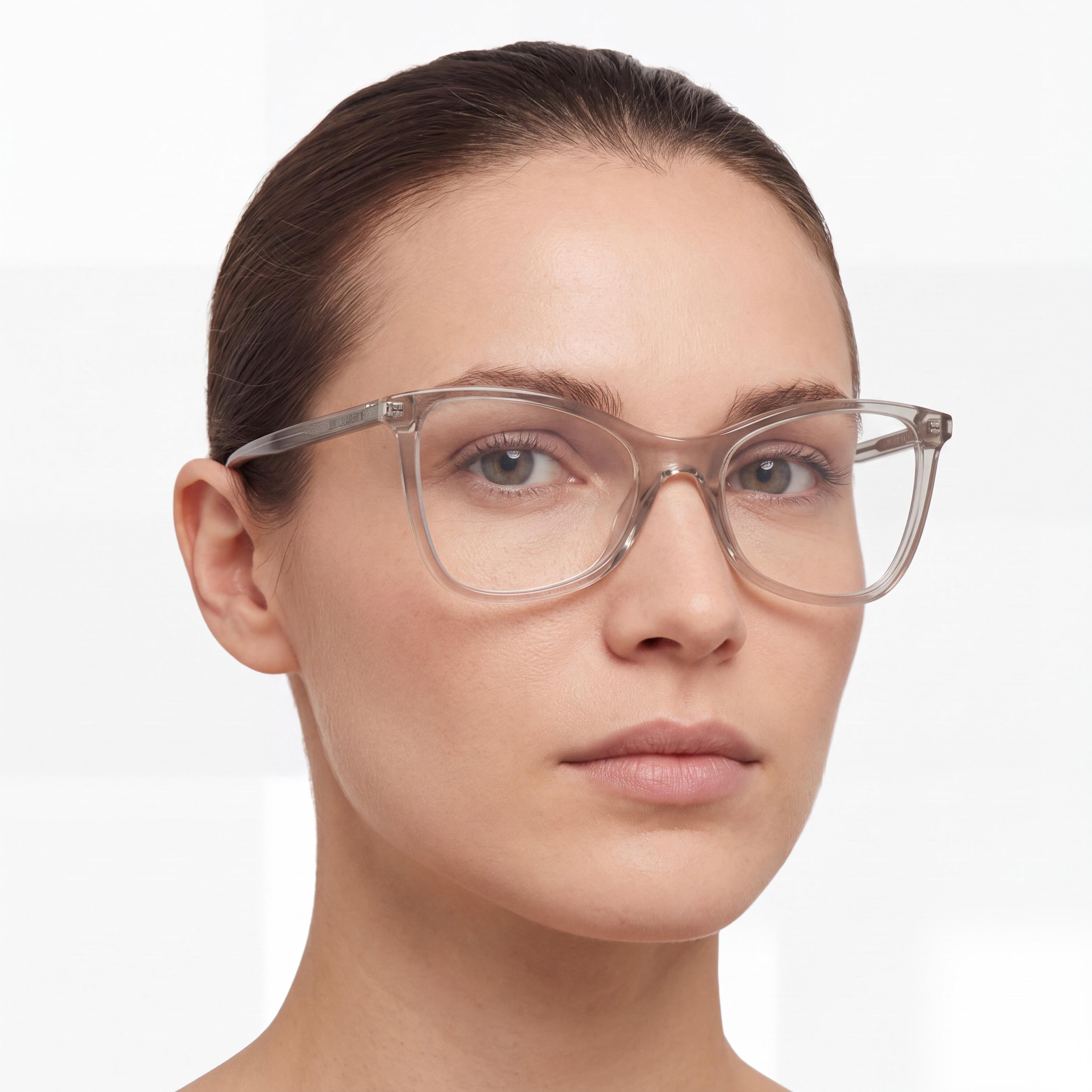 Gafas Yves Saint Laurent Sl 478 Jerry-004 para mujer, de plástico transparente color nude, de 53 mm, Photo 4