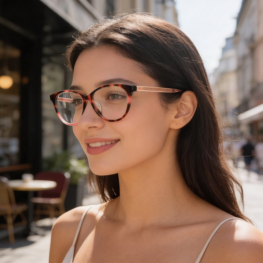 Gafas de sol Kate Spade New York Modern para mujer, montura Havana de acetato con lentes de policarbonato, 53 mm