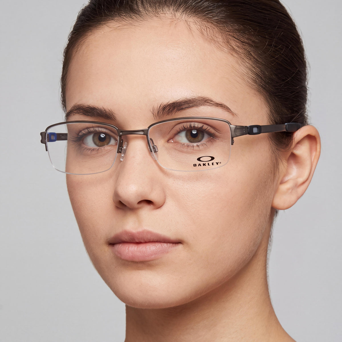 Gafas graduadas Oakley OX3142 Tumbleweed unisex deportivas de metal al aire, color gris cemento mate, Photo 4