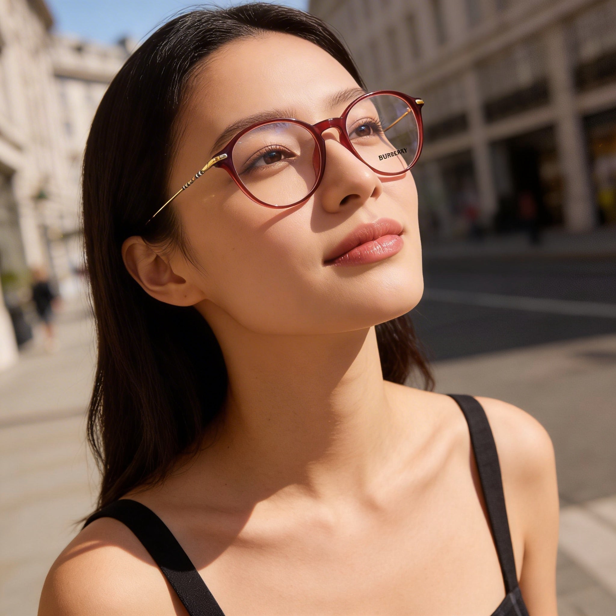 Burberry Be 2365 Women's Bordeaux Acetate Eyeglasses with 51mm Lens, 18mm Bridge, and 140mm Temple Length, Photo 6