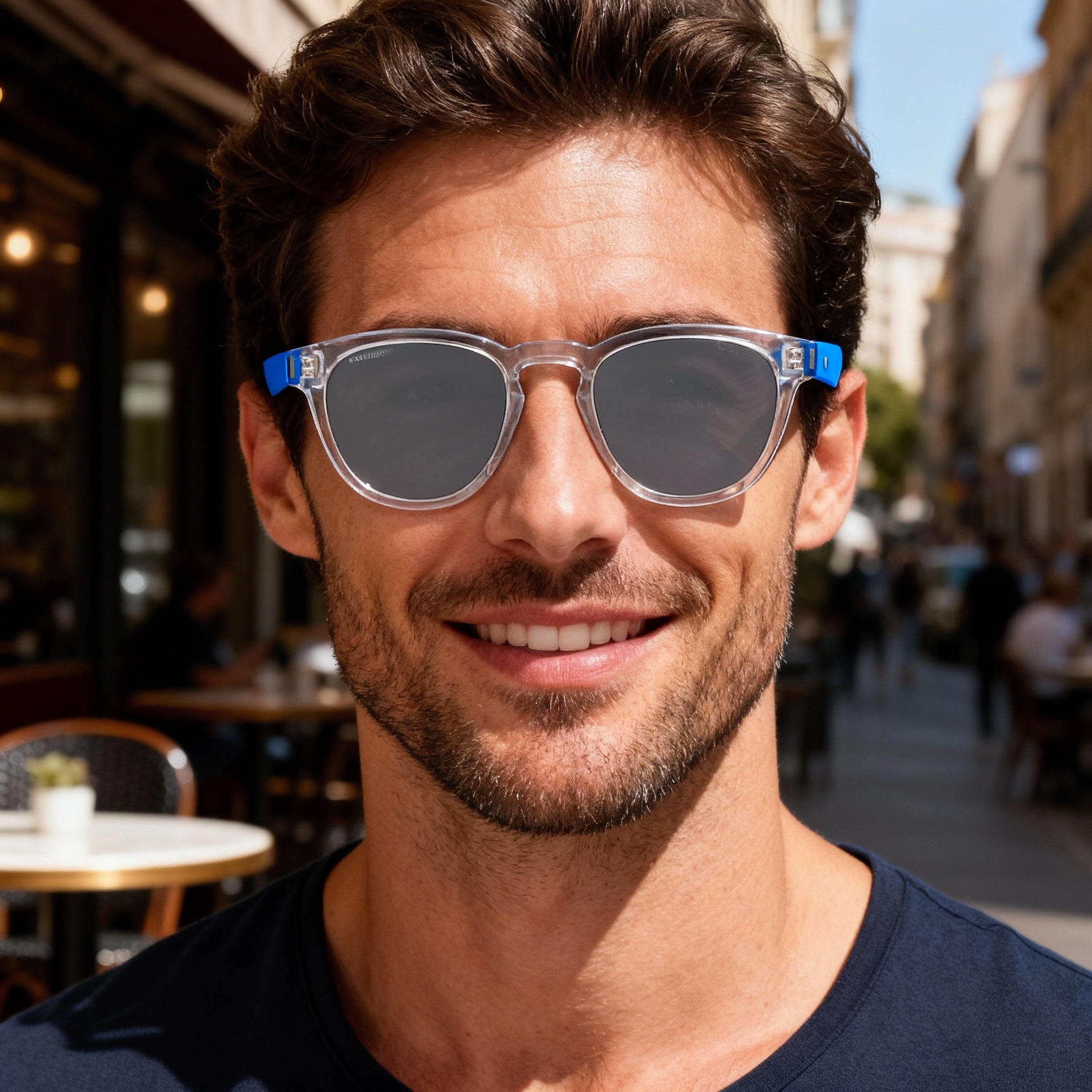 Converse Modern CV541S ADVANCE Men's Injected Frame Eyewear, Crystal Clear Polycarbonate UV Protection Lenses, 52mm, Photo 6