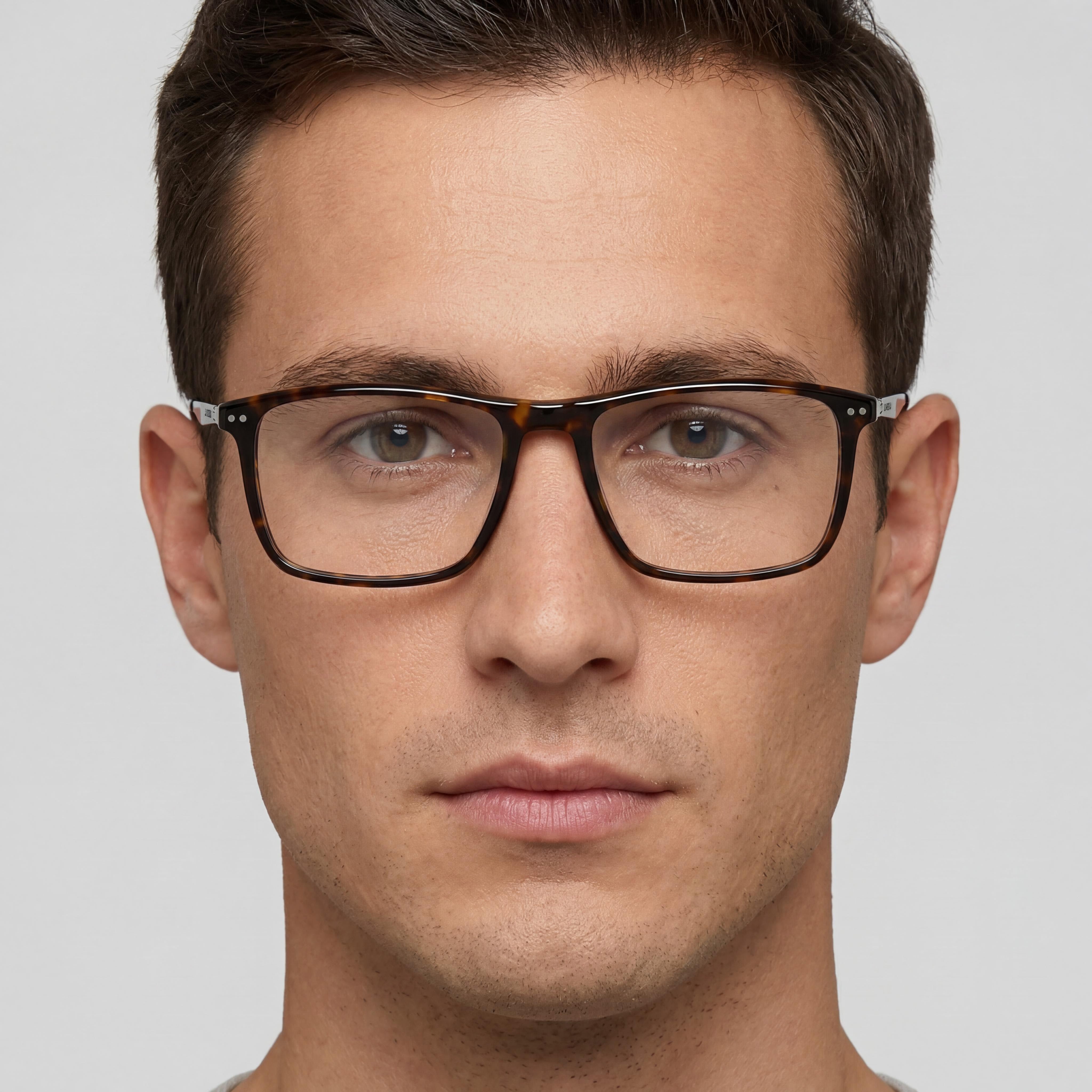 Montura de gafas Carrera Carrera 8866 de plástico havana unisex con una anchura de lente de 54 mm, una anchura de puente de 16 mm y una longitud de patilla de 145 mm, Photo 3