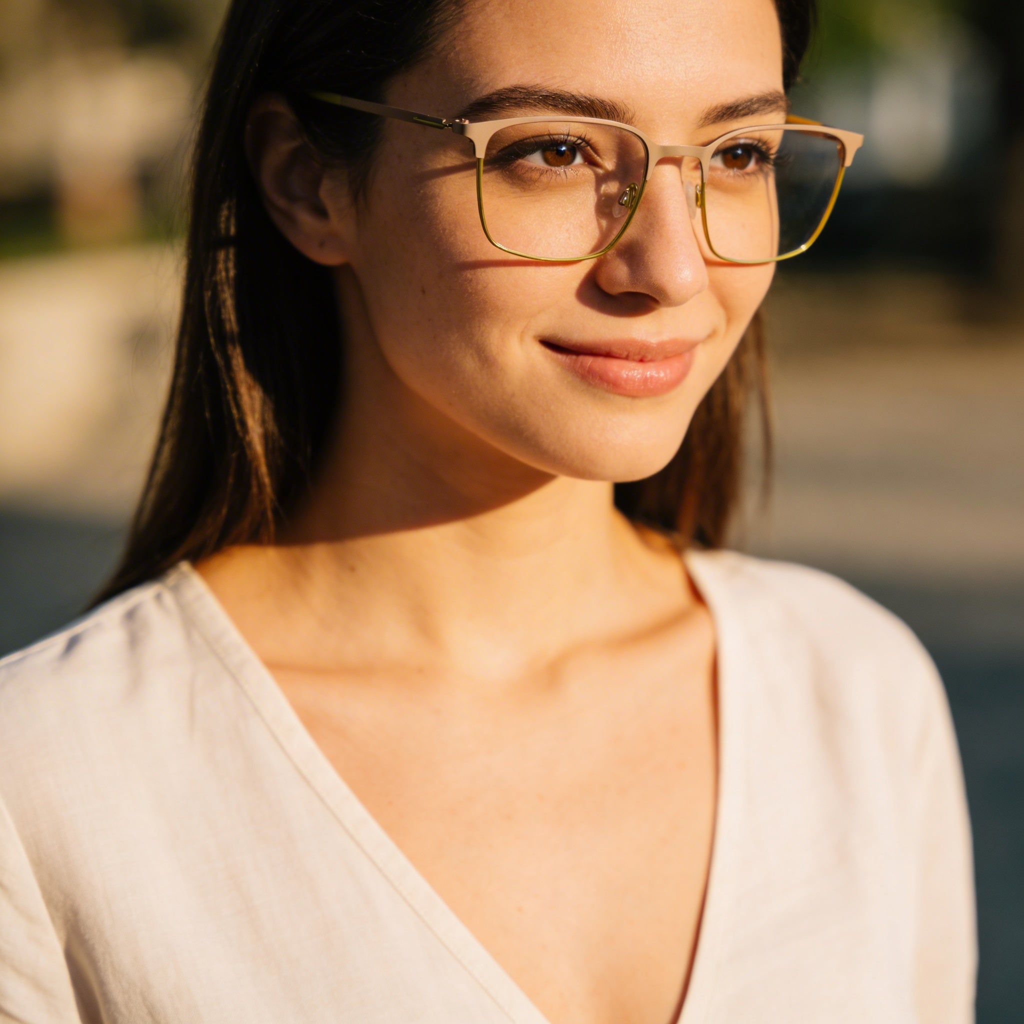 Flexon E1140 Unisex Acetate Frame Eyeglasses with Non- Lenses, Matte Grey/Matcha Green Frame and Lens Color 54mm, Photo 6