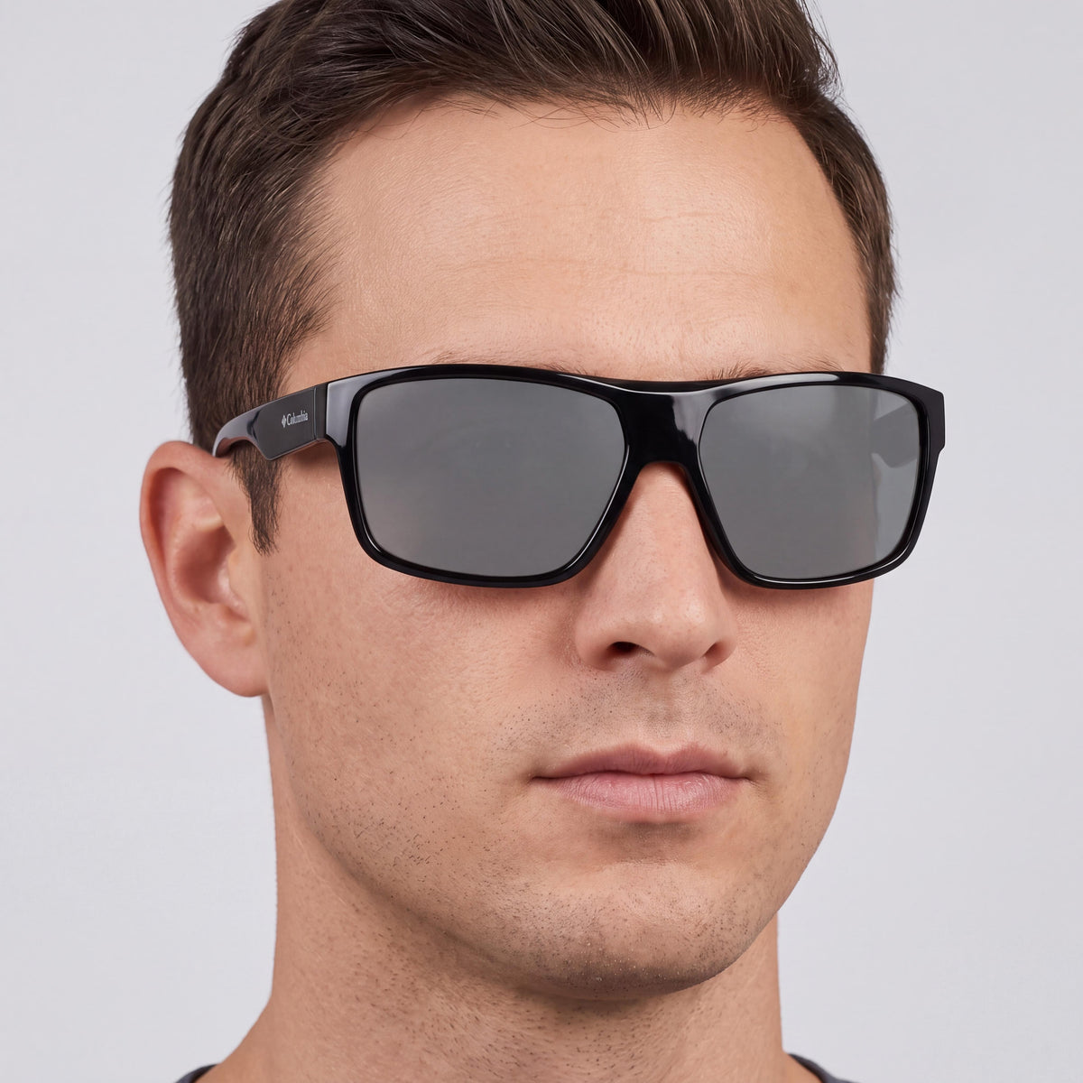 Columbia C571sp N Fairbanks Men's Black Smoke Plastic Frame Polarized UV Protected Sunglasses 62mm, Photo 4