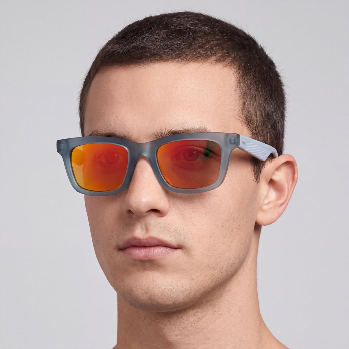 adidas Originals Or0116 Men's Matte Grey Sunglasses with 51mm Lens, 20mm Bridge, 145mm Temple, Photo 3