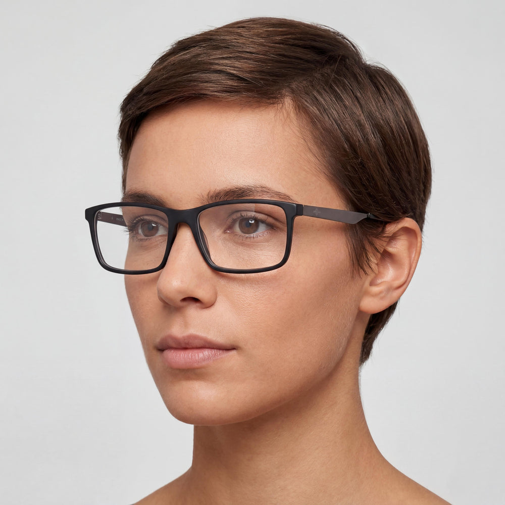 GANT Classic Unisex Matte Black Plastic Frame Non-Polarized Sunglasses with Multicolor Lenses 54-17-145