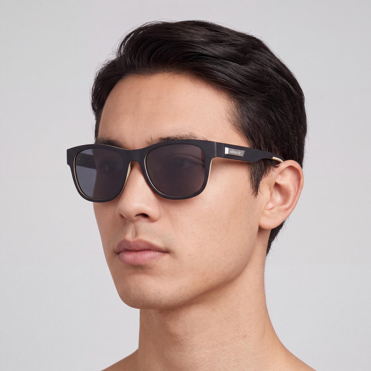 adidas OR0079 Sunglasses for Men & Women with Matte Black Plastic Frame, Smoke Lens & UV Protection, Size 51/20/145, Photo 3