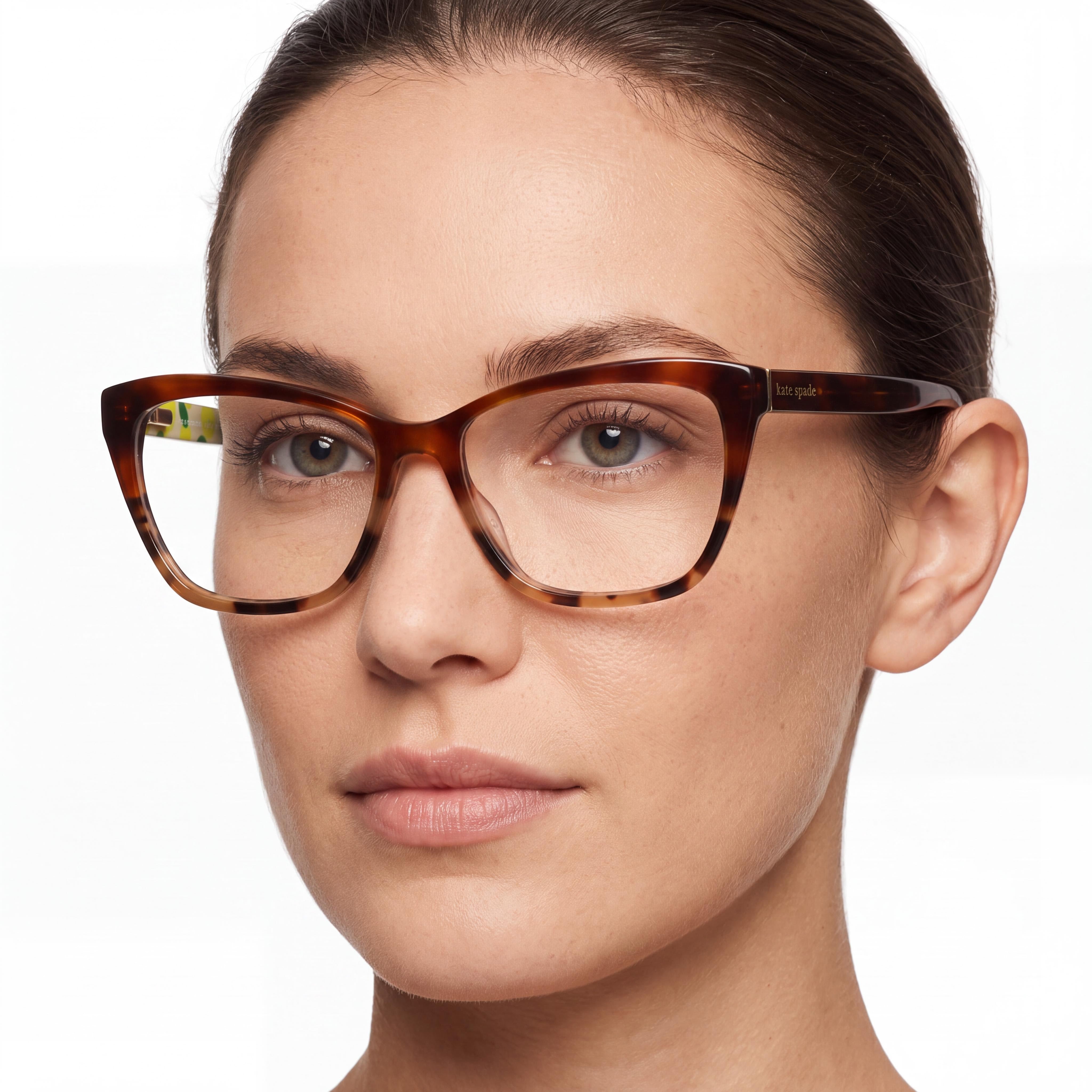 kate spade new york 086 Celestine Women's Havana Plastic Frame Polarized Polycarbonate Sunglasses 53-16-140, Photo 5