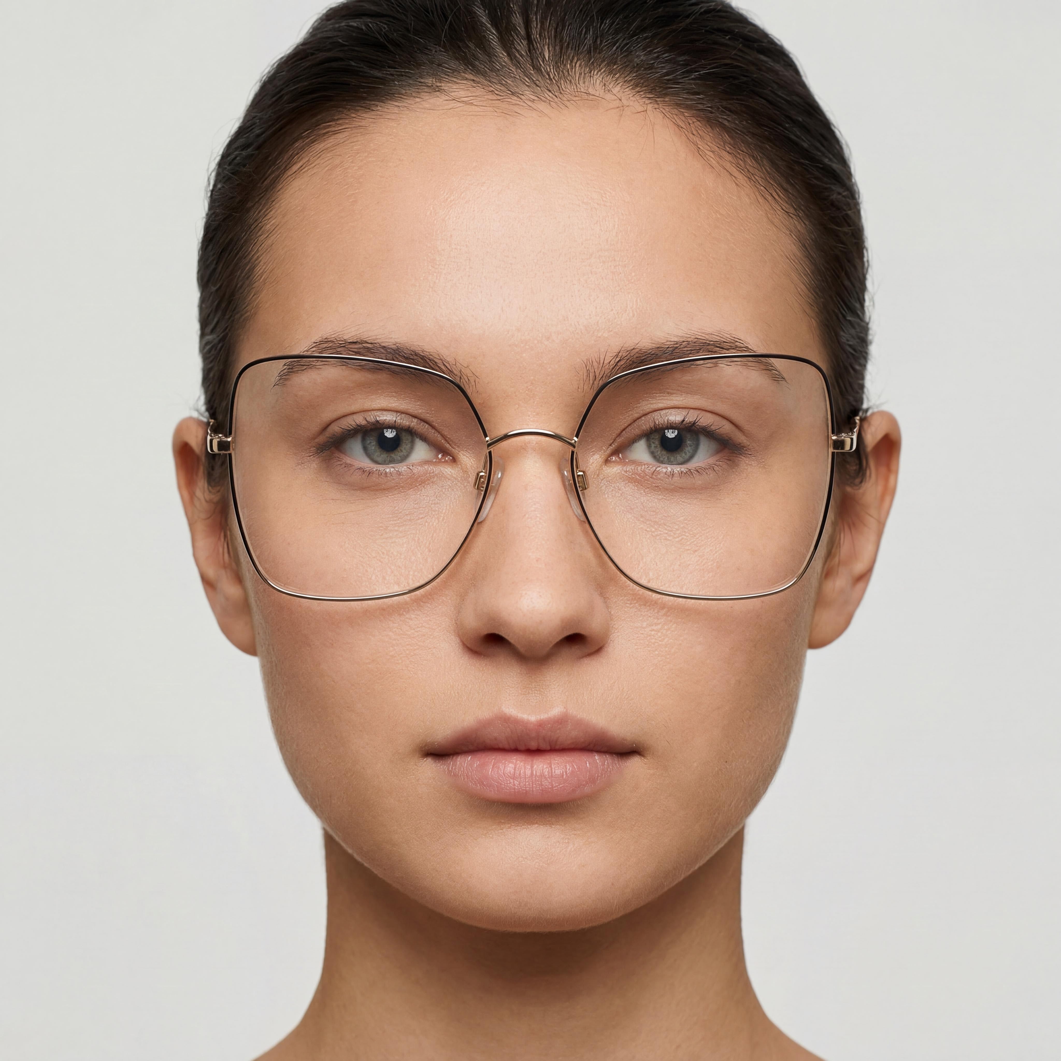 Gafas de sol Marc Jacobs modernas unisex con montura de metal y policarbonato, color negro, dorado y cobre, 57 mm, Photo 4