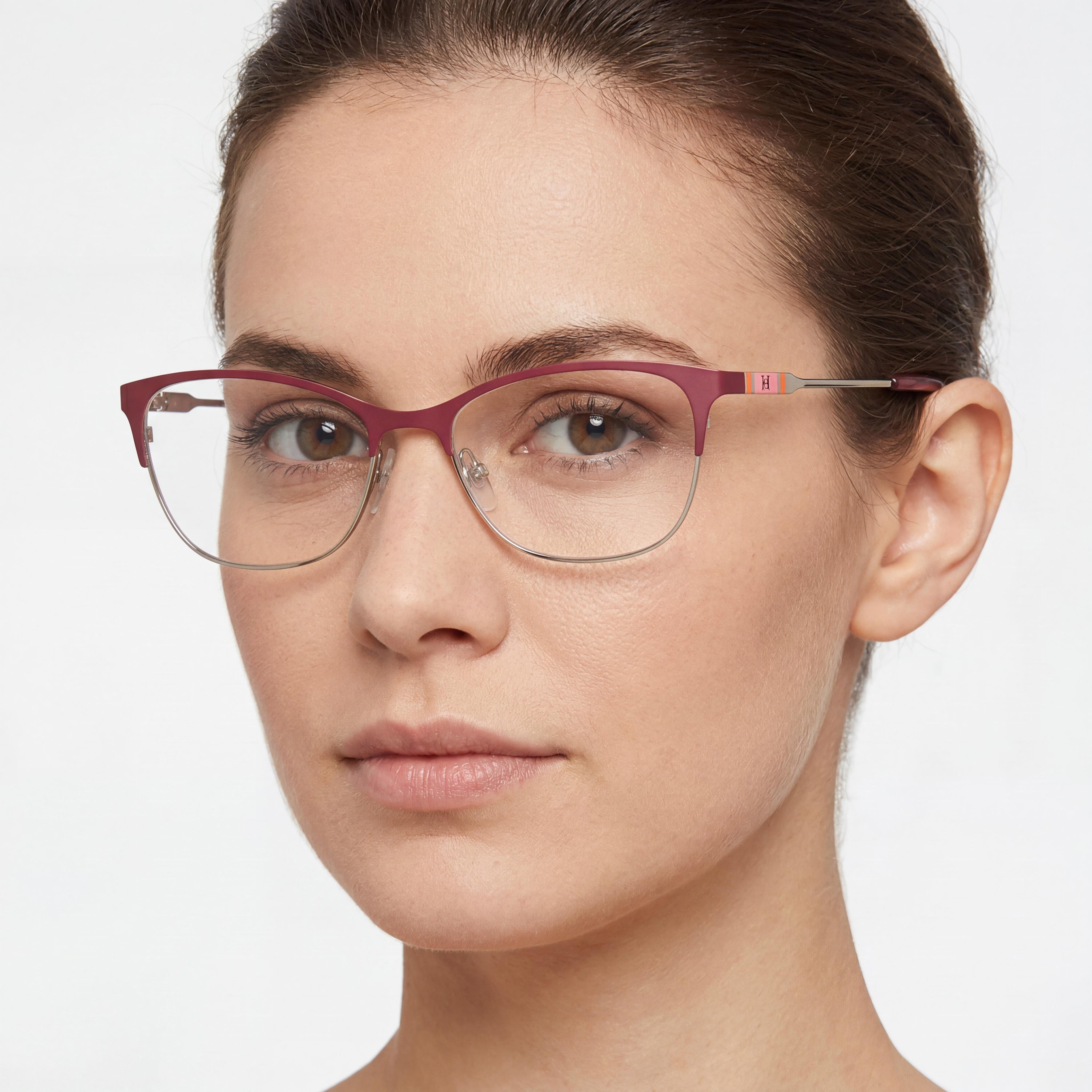 Carolina Herrera Ch 0074 Women's Gold Cherry Stainless Steel Frame Polycarbonate Eyewear 53mm, Photo 4