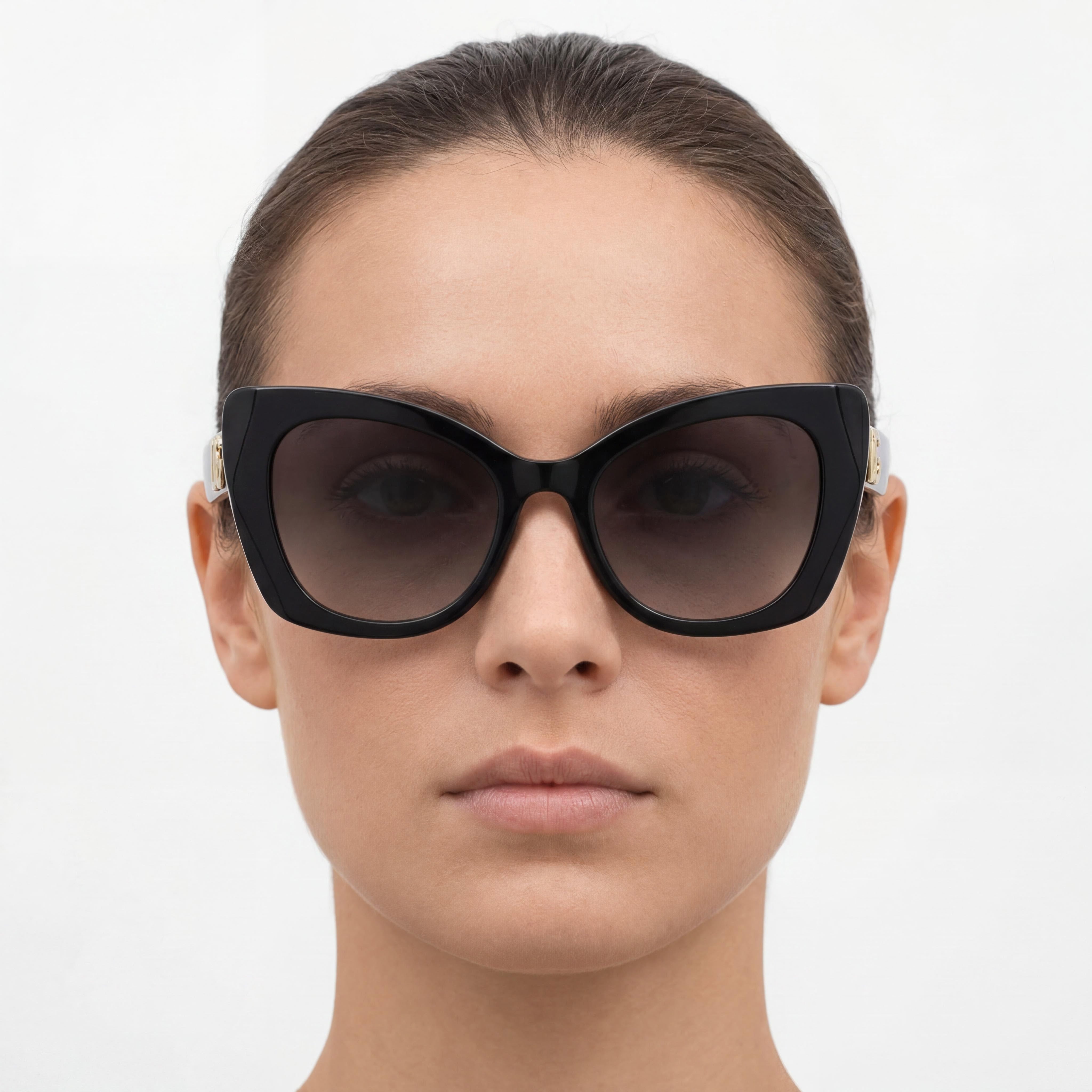 Dolce & Gabbana DG 4405 Black Butterfly Sunglasses for Women, 53mm, Photo 5