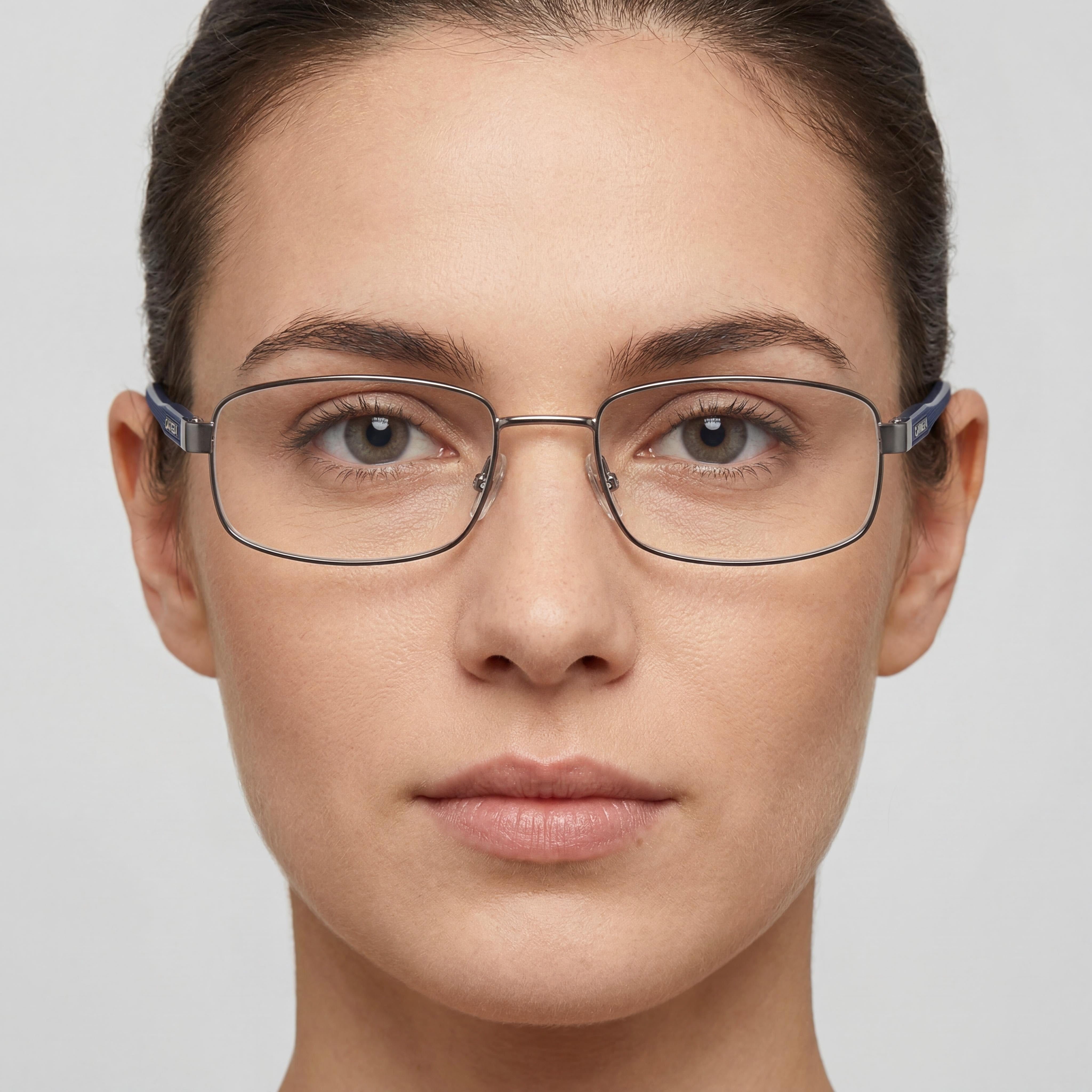 Carrera 264 Unisex Metal Prescription Ready Eyeglasses with Dark Ruthenium Frame, 55mm Lens Width, Photo 4