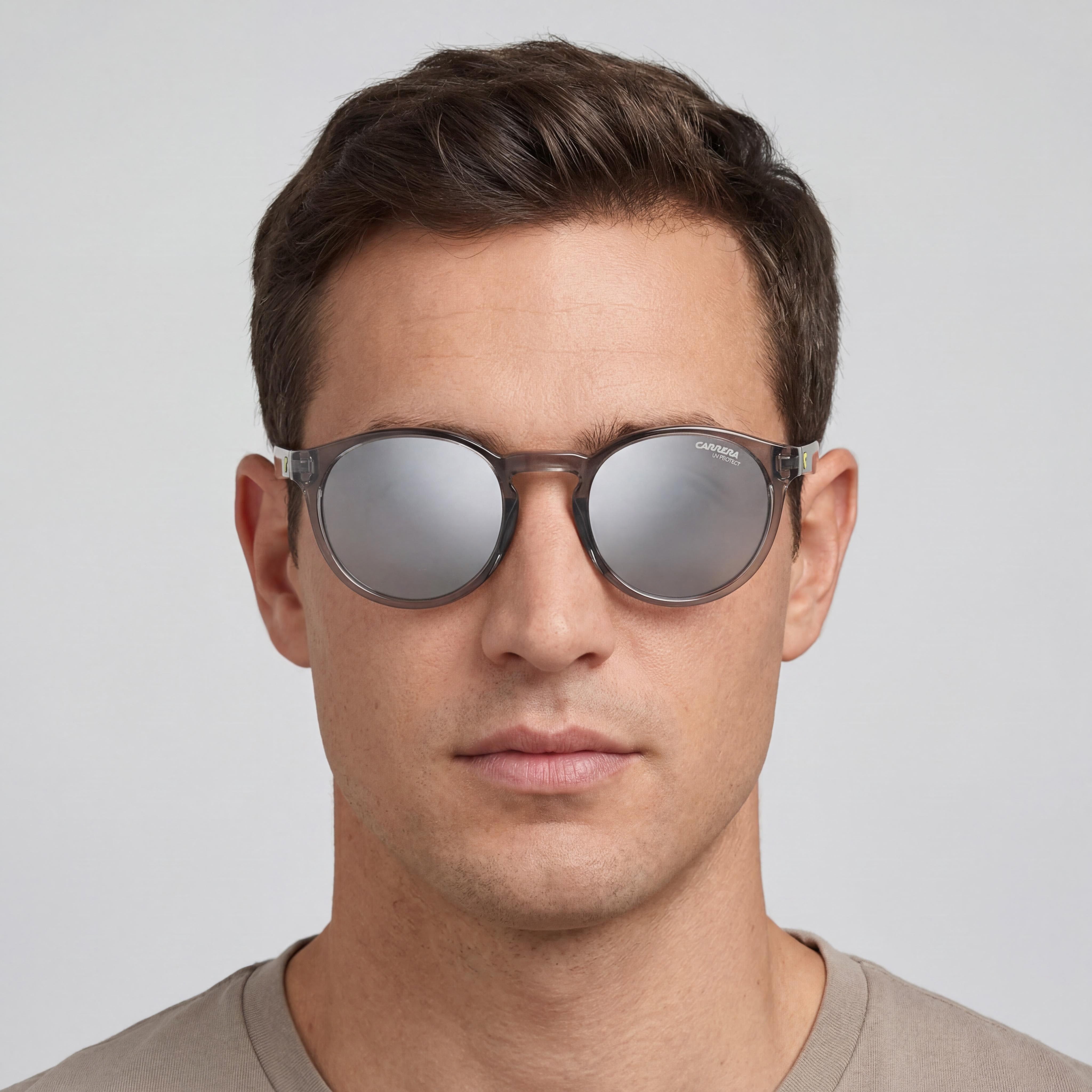 Carrera Classic Men's Multi-coloured Propionate Frame Grey Lens 51mm Sunglasses, Photo 4