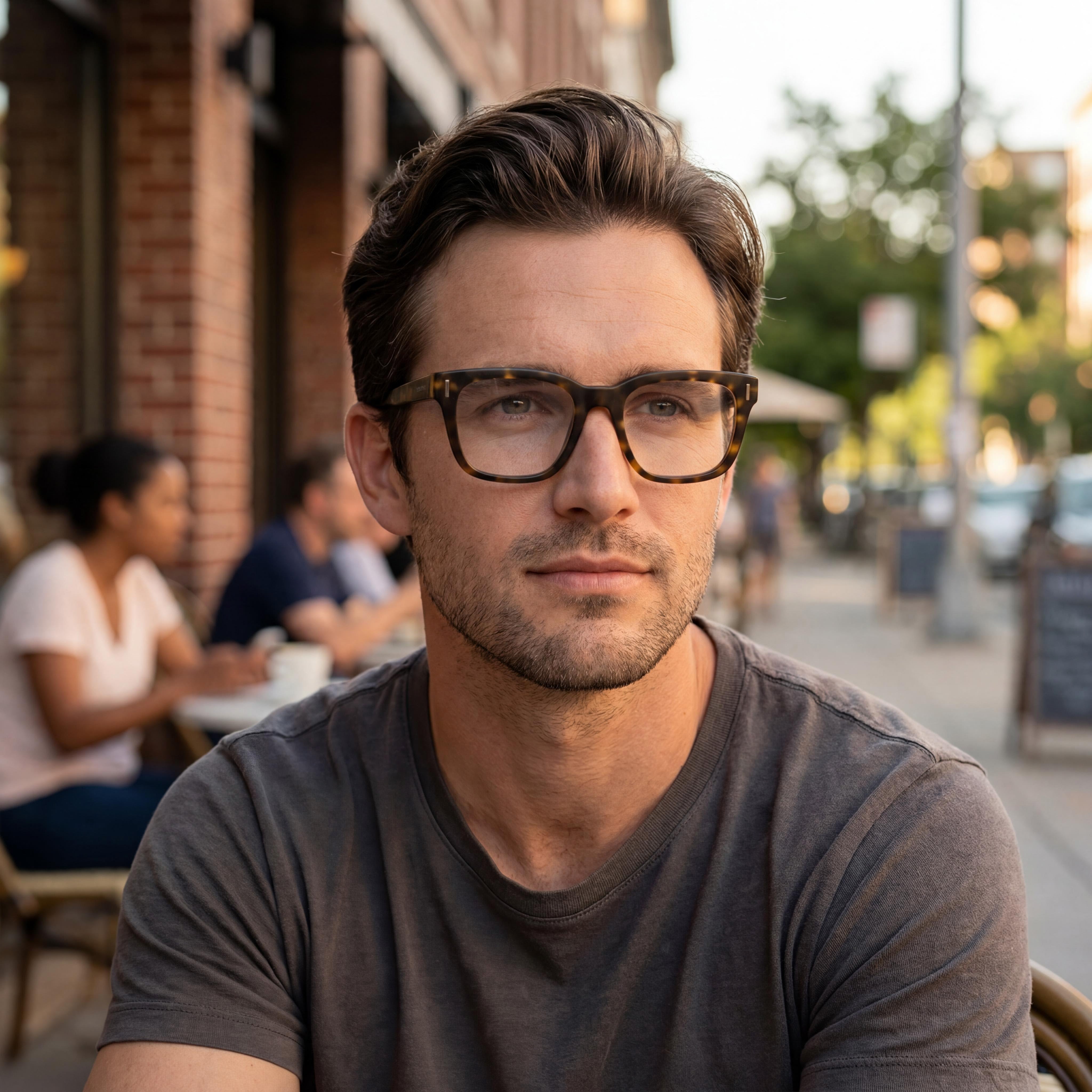 Ferragamo Sf2996 Men's Dark Tortoise Acetate Optical Frame Eyeglasses with 54mm Lens, 20mm Bridge, 145mm Temple, Photo 4
