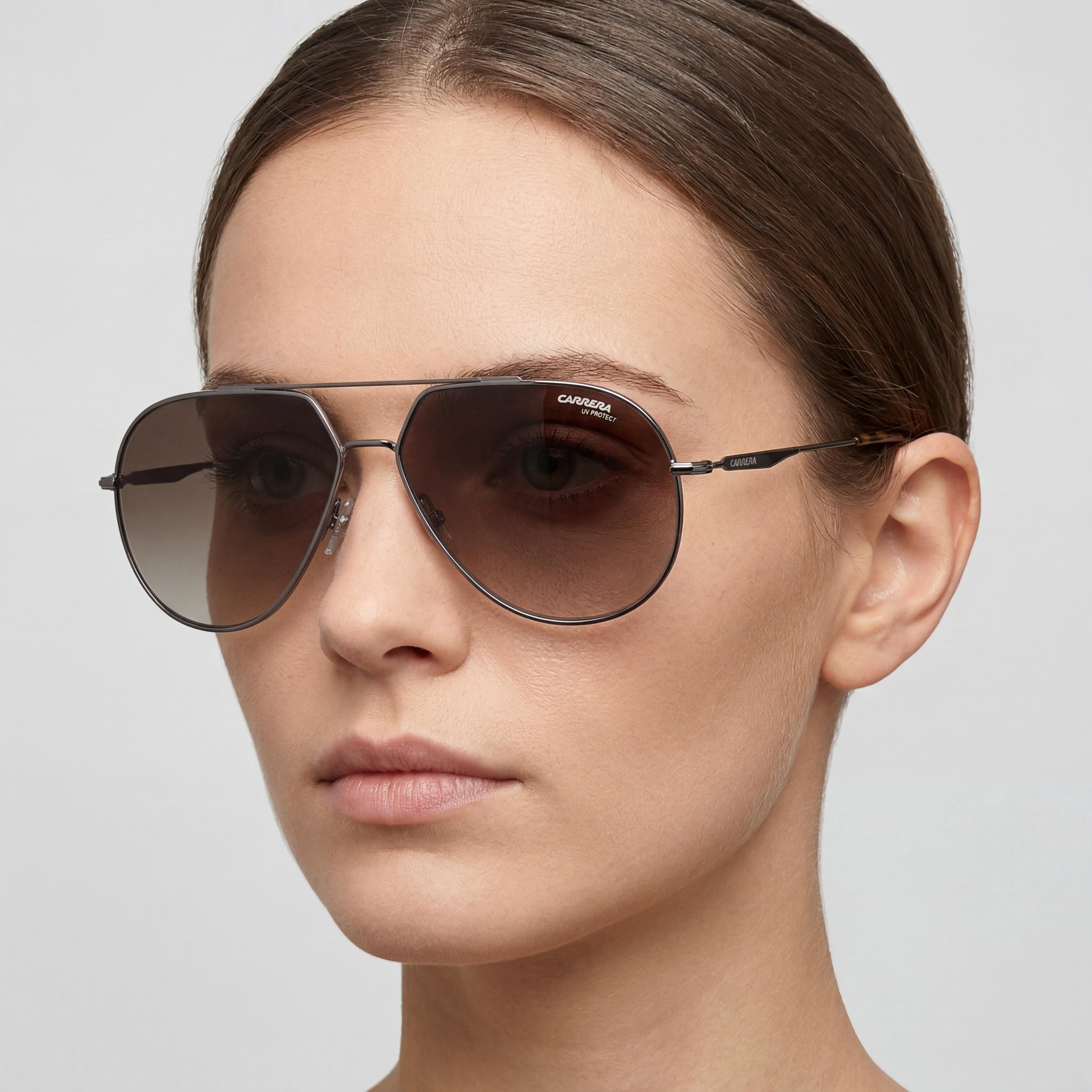 Carrera 274/S KJ1/HA Silver Aviator Gradient Sunglasses for Men, Photo 4