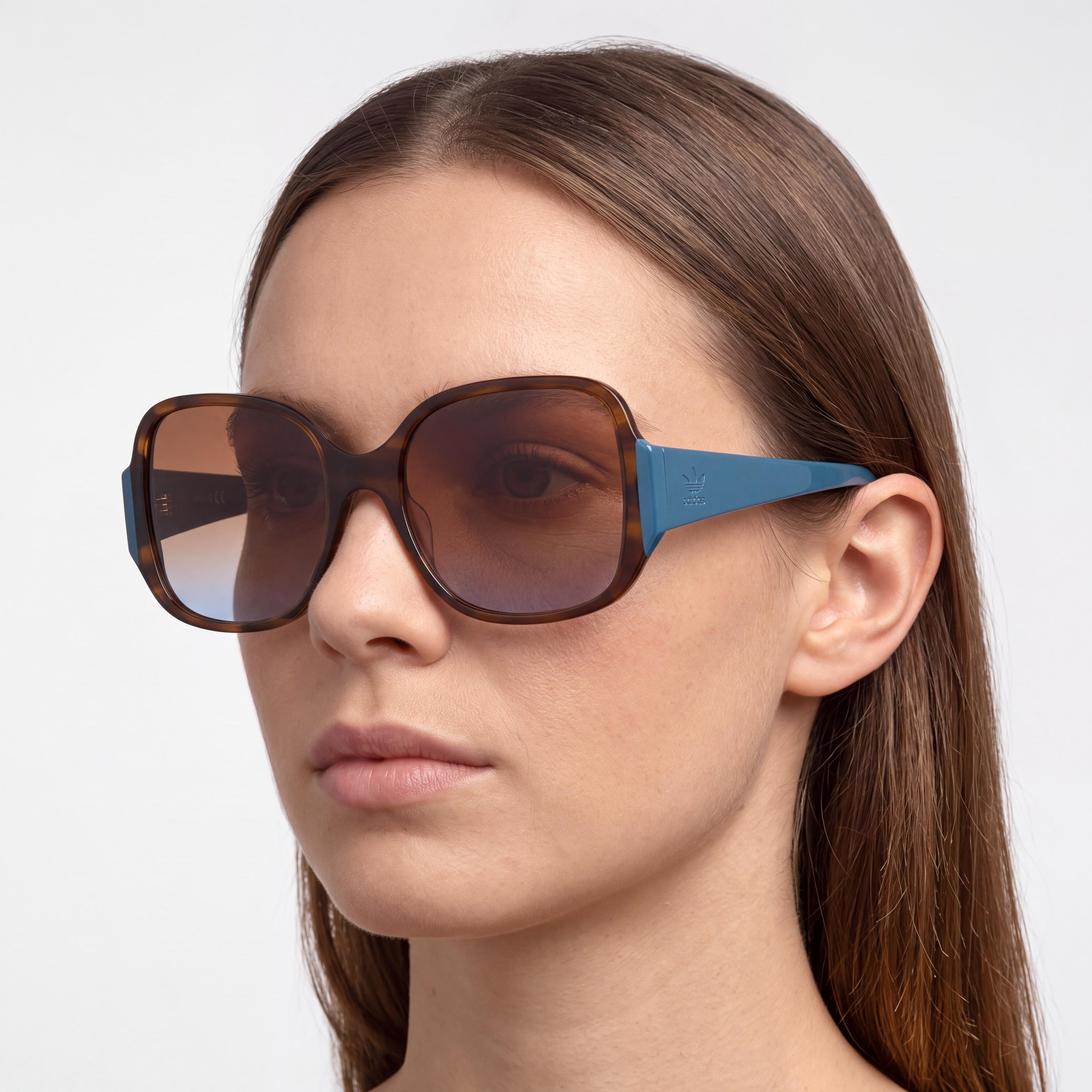 adidas Originals OR0033 Women's Brown Acetate UV Protected Sunglasses, Gradient Brown 55mm, Photo 4