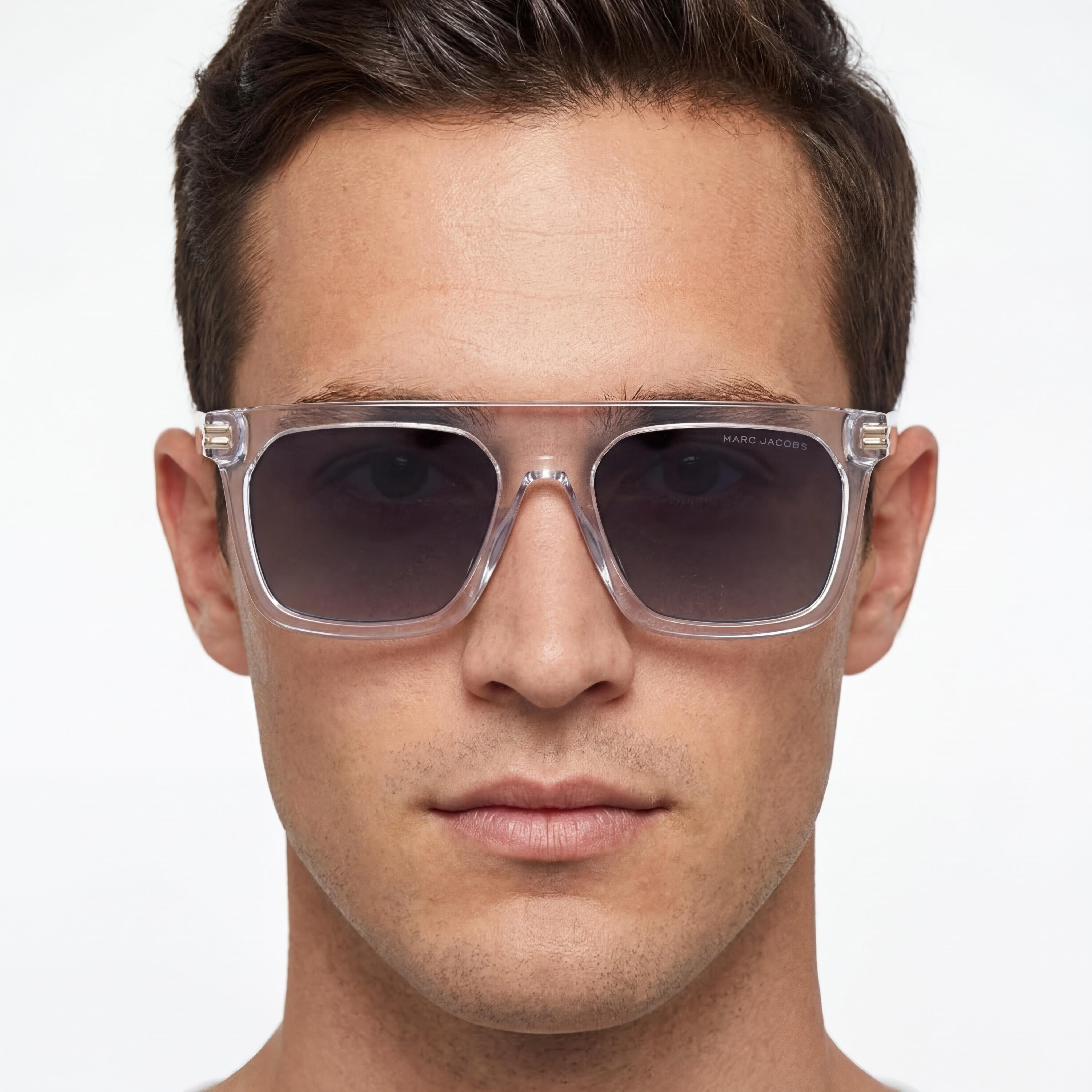 Marc Jacobs MARC 680/S Crystal Square Sunglasses Unisex, 55mm, Photo 5