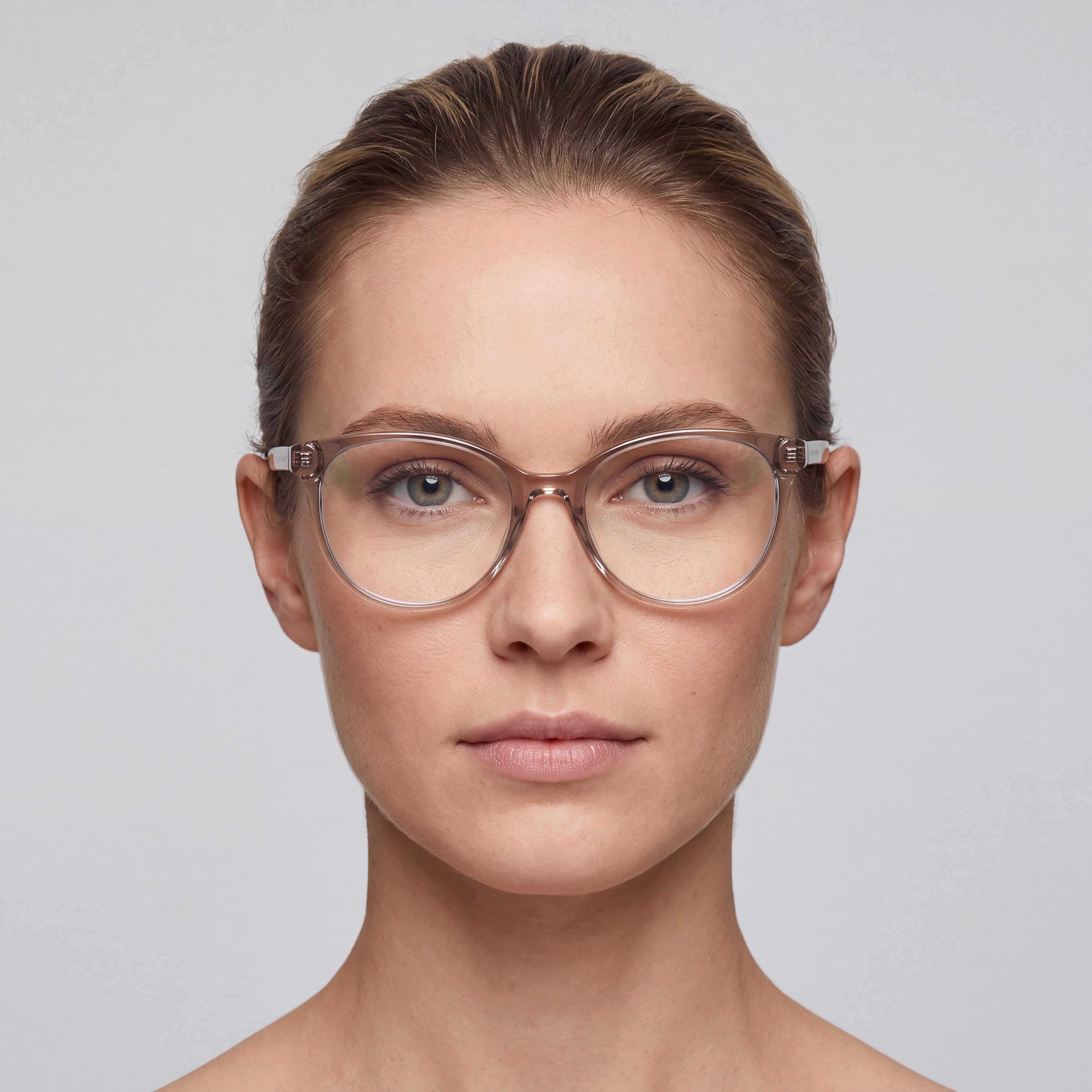 Tommy Hilfiger Th 1888 Women's Beige Havana Plastic Frame Polycarbonate Non-polarised Eyeglasses 52mm, Photo 4