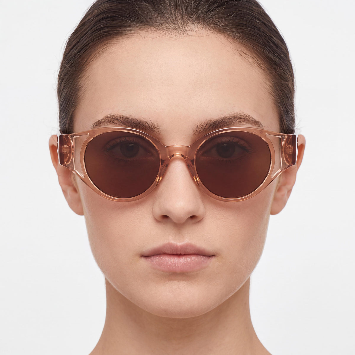 Max & Co. Casual Women's Sunglasses, Injected Light Brown Frame, Brown UV 400 Lenses, 48-20-140, Photo 3
