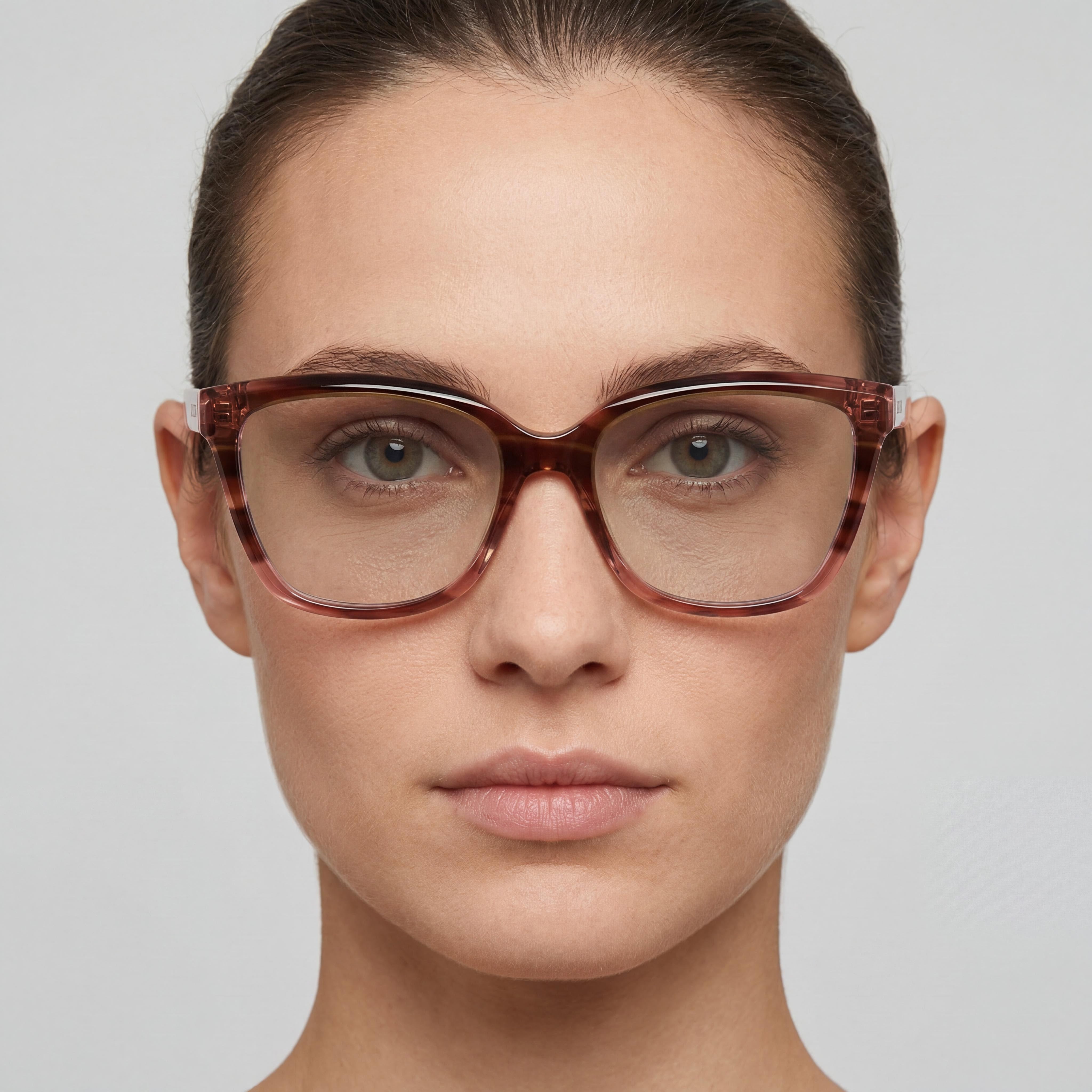 M Missoni Casual Women's Sunglasses with Acetate Frame in Blue Grey Horn Color and 53mm Lens Width, Photo 4