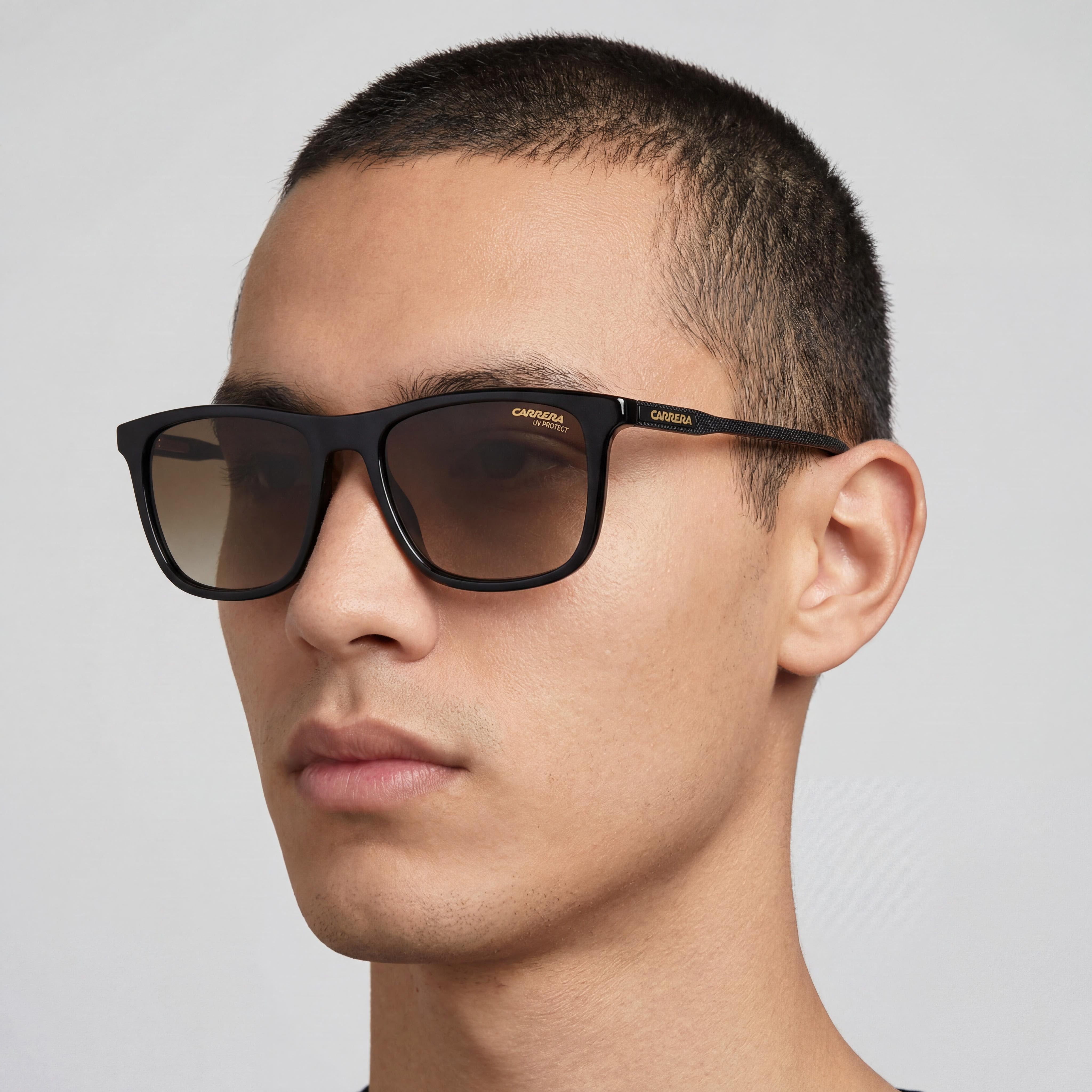 Gafas de sol rectangulares negras Carrera 261/S para hombre, 53mm, Photo 5