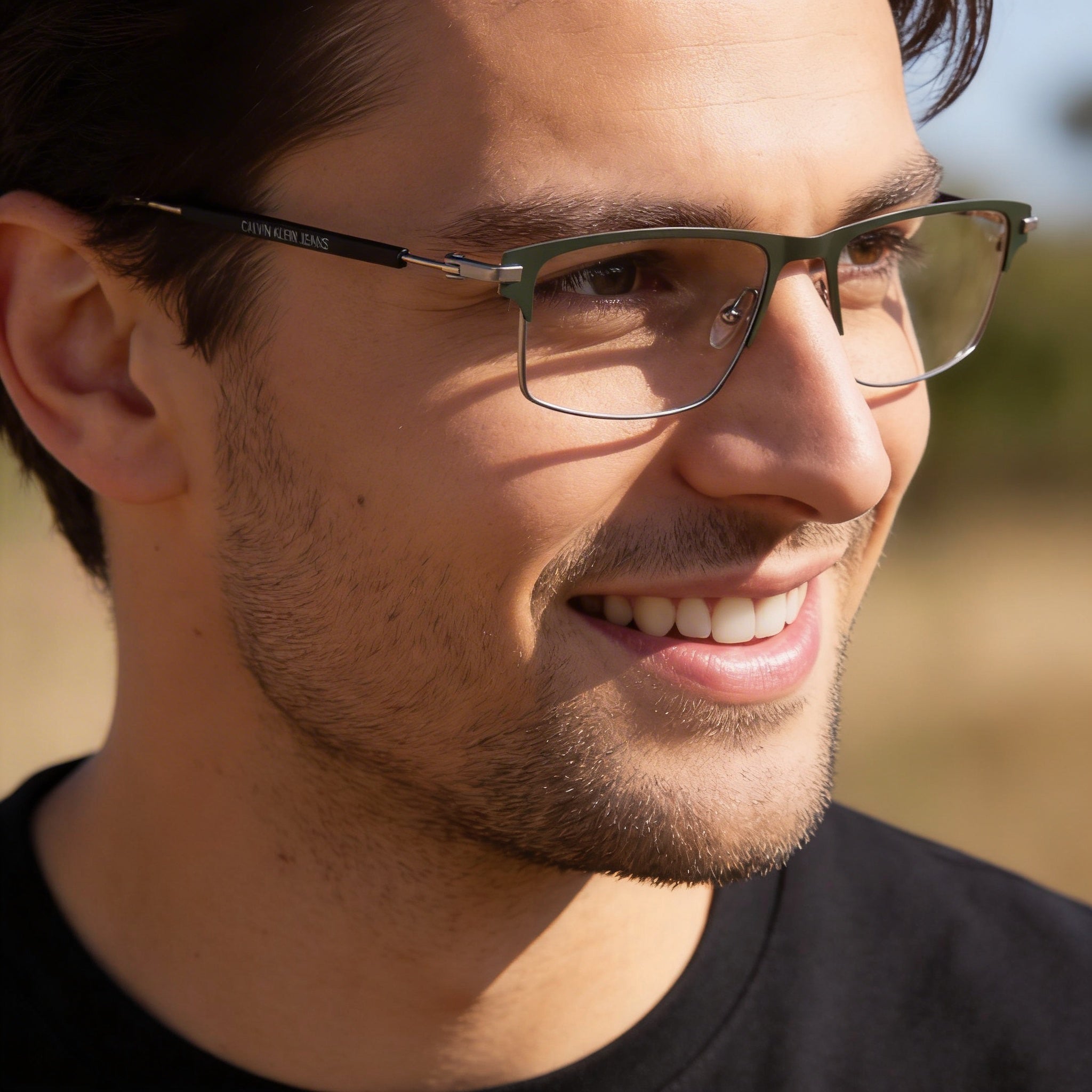 Gafas de sol Calvin Klein Jeans CKJ18104 para hombre, montura de acetato, color Cargo, lentes polarizadas, 53 mm, Photo 4