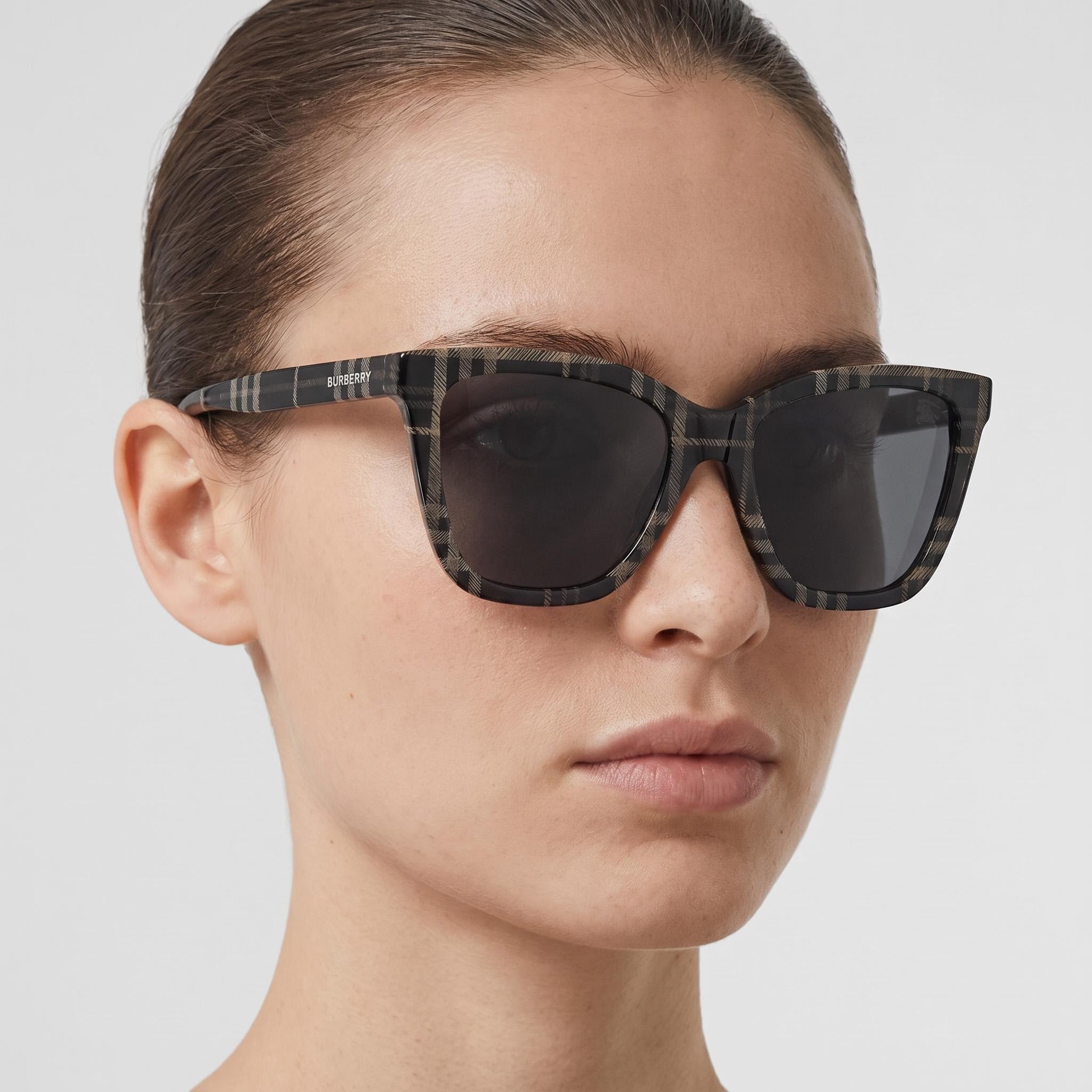 Burberry Casual Model Women's Prescription Eyewear featuring Glass Lenses, 50mm Lens Width, Photo 5