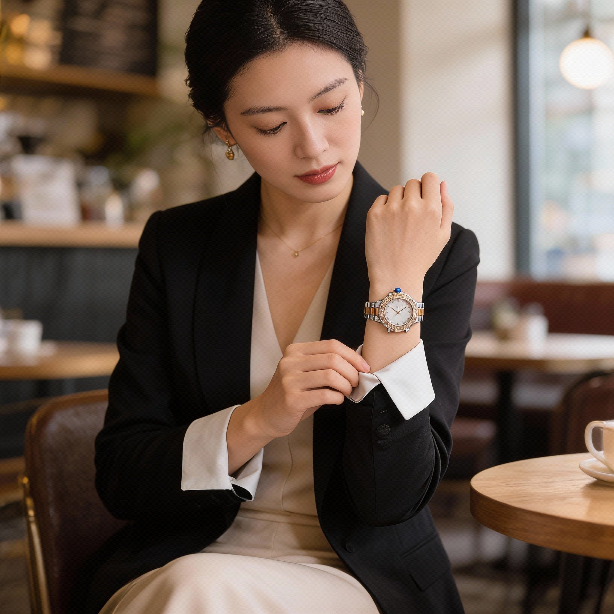 Reloj de cuarzo Invicta Angel 36076 para mujer, de 34 mm, con pulsera de acero inoxidable y esfera de nácar., Photo 4