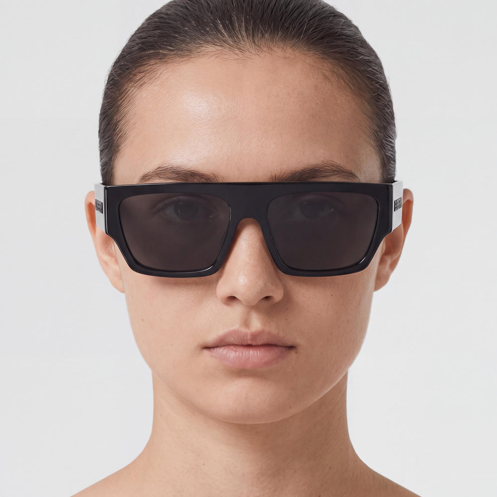 Gafas de sol clásicas Burberry para mujer, montura de plástico multicolor, lentes gris oscuro, protección UV, 58 mm, aptas para lentes graduadas