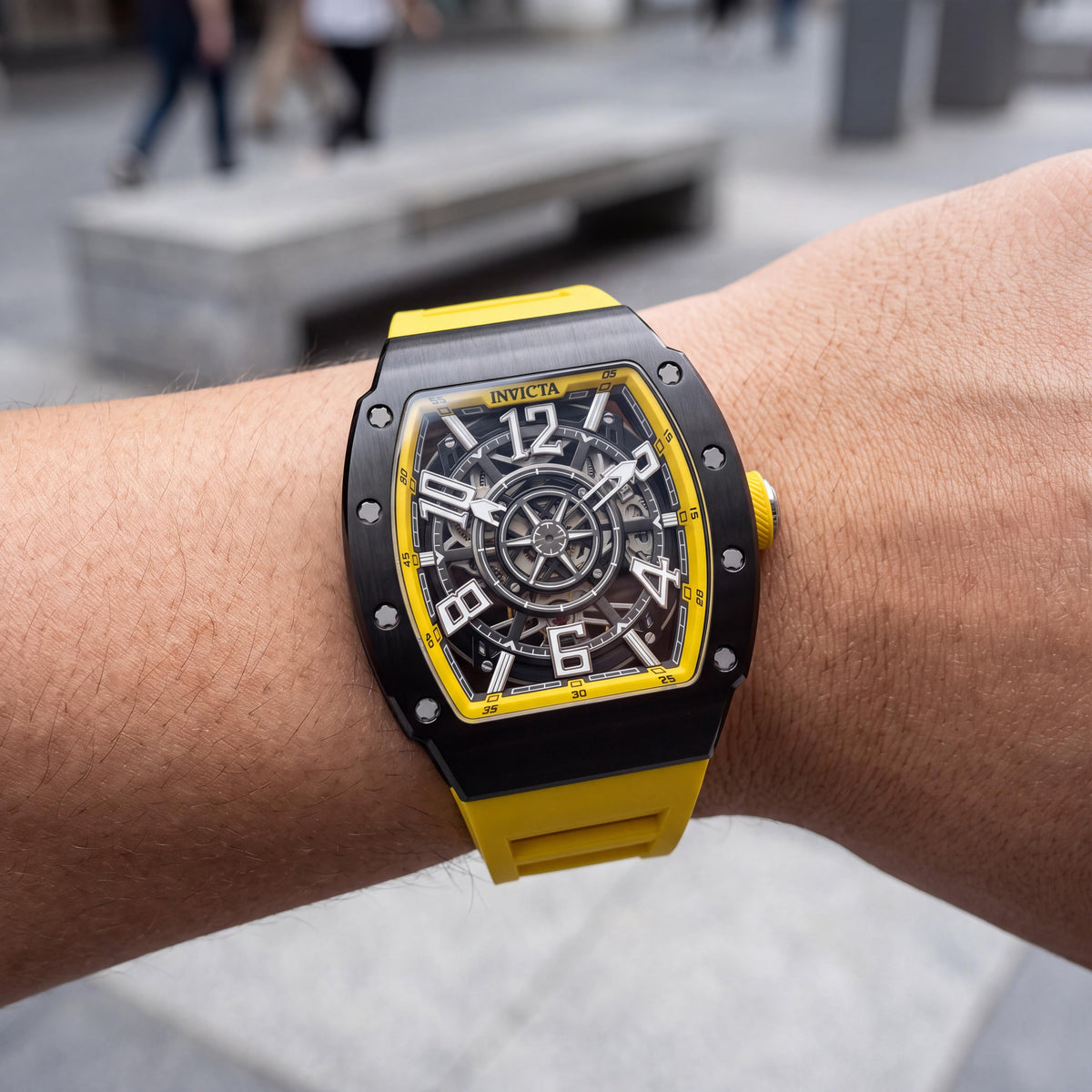 Invicta S1 Rally 69516 Unisex Automatic Carbon Fiber Black 43mm Lightweight Scratch-Resistant Watch, Photo 4