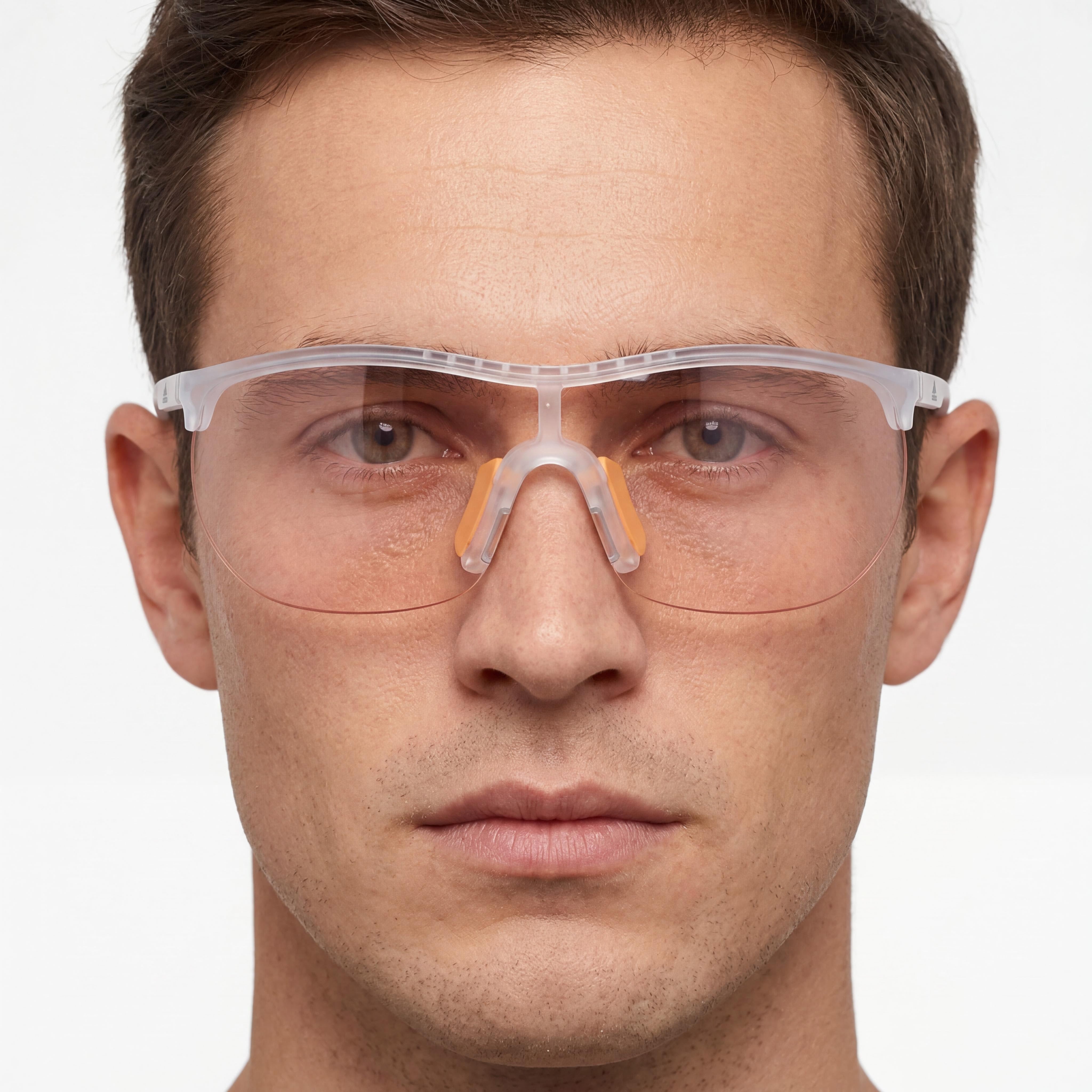 Adidas Contemporary Unisex Titanium Crystal Mirror Orange to Blue Photocromatic UV400 Eyewear 130mm, Photo 4