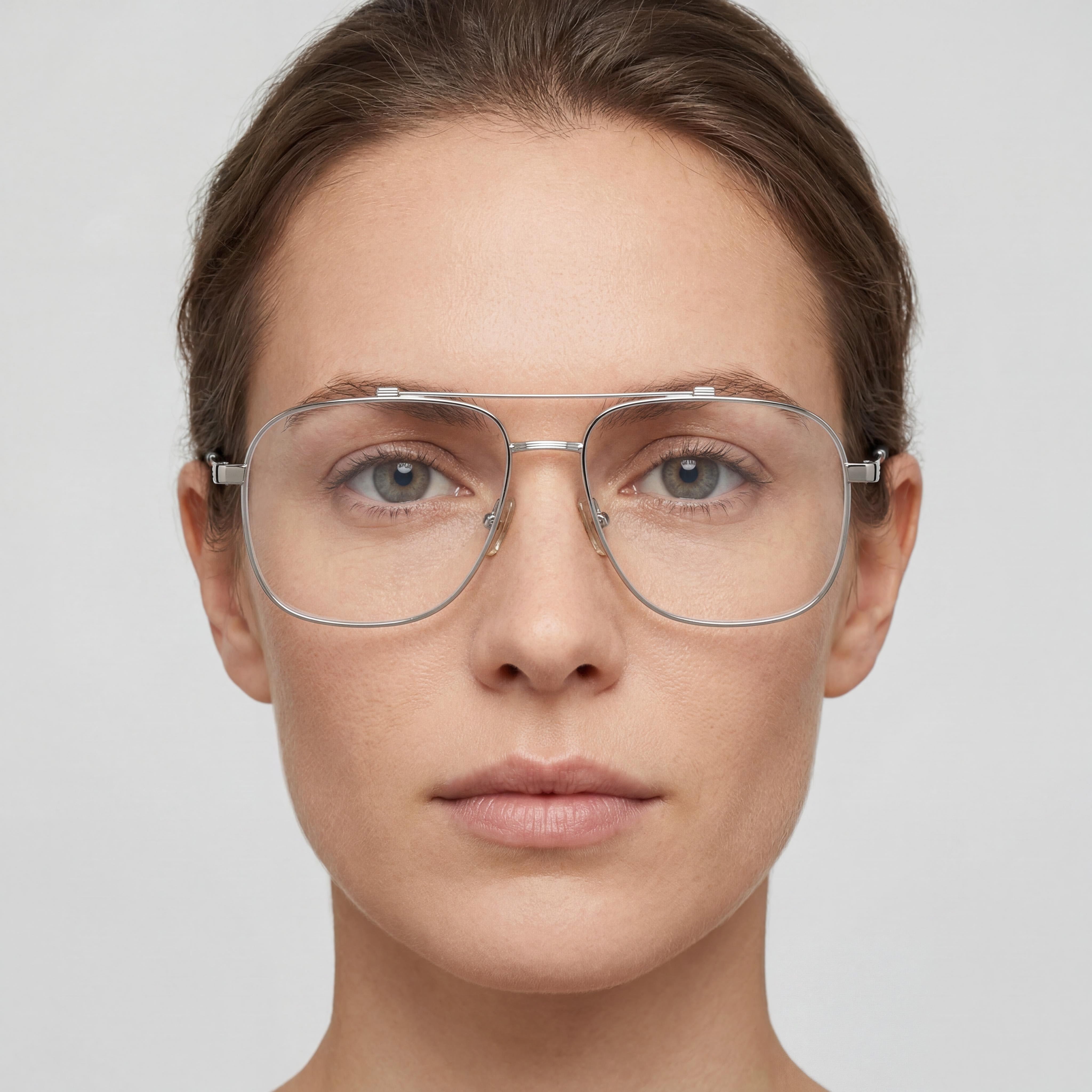 Victoria Beckham Vb2138 Women's Silver Optical Frames with Clear Demo Lenses, Prescription Ready, Size 56-16-140, Photo 4