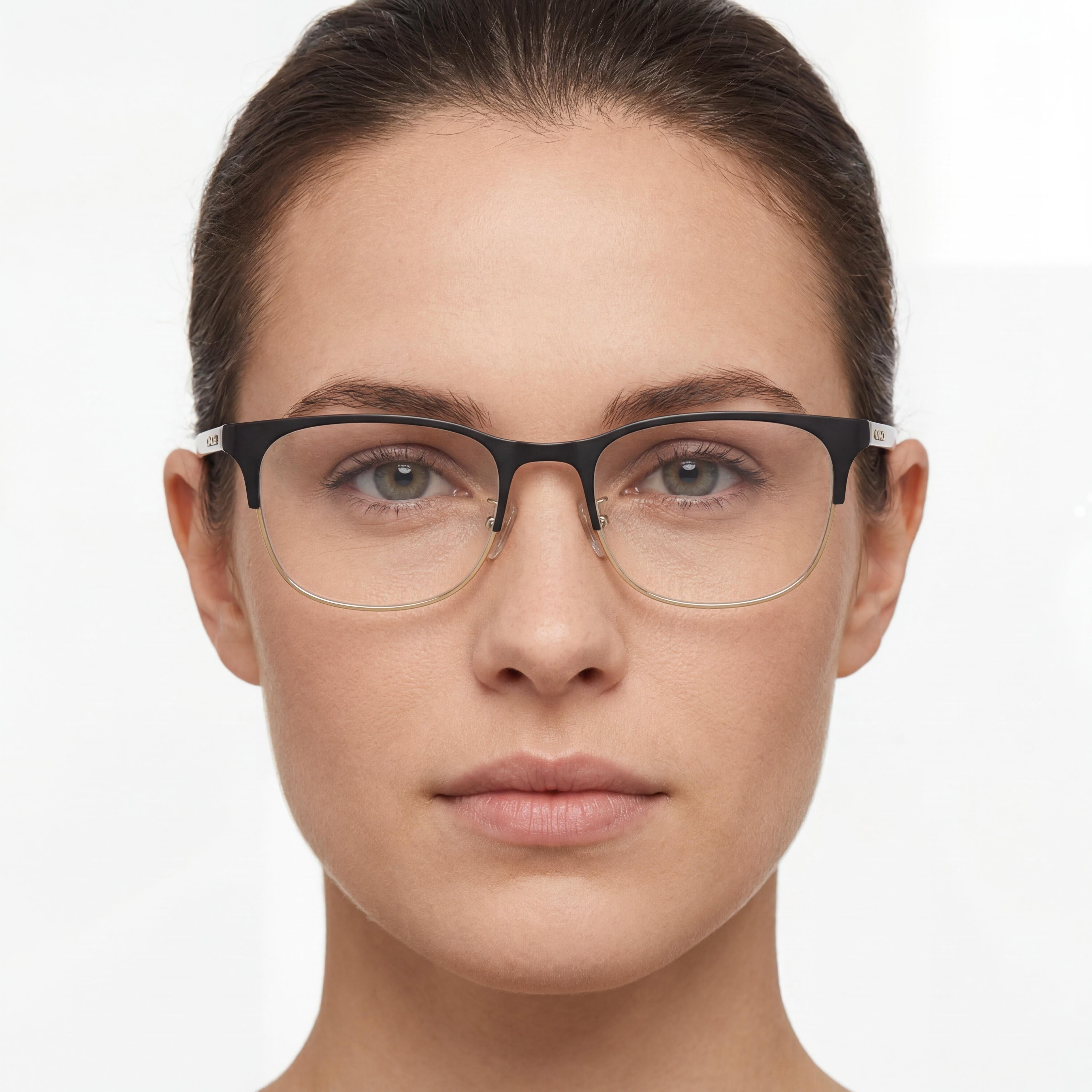 Gafas graduadas rectangulares metálicas Coach Hc5131 para mujer, negro y dorado, 51 mm, Photo 4