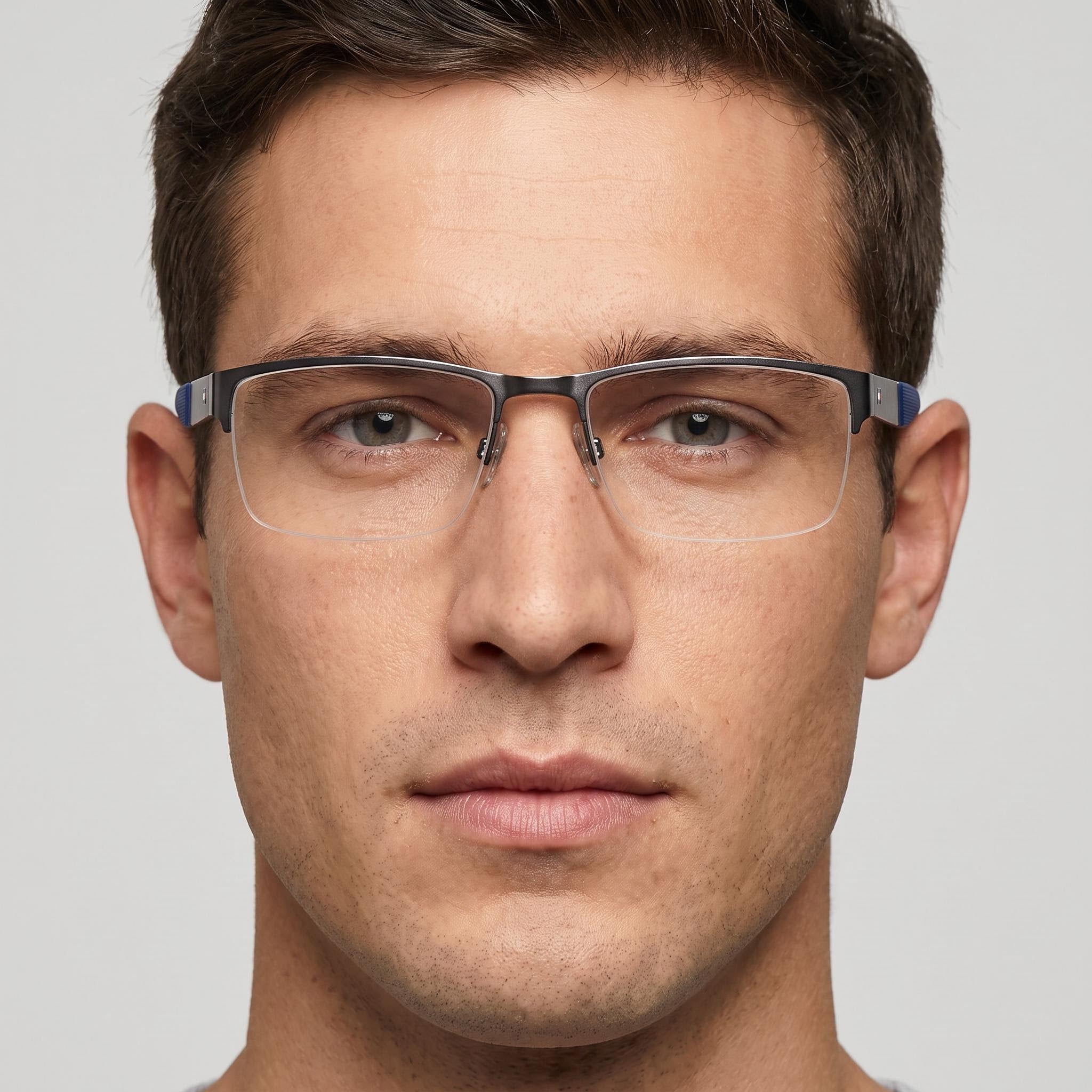 Tommy Hilfiger Th 1524 Unisex Alloy Steel Non- Spectacle Frames Dark Ruth 52-18-145mm, Photo 4