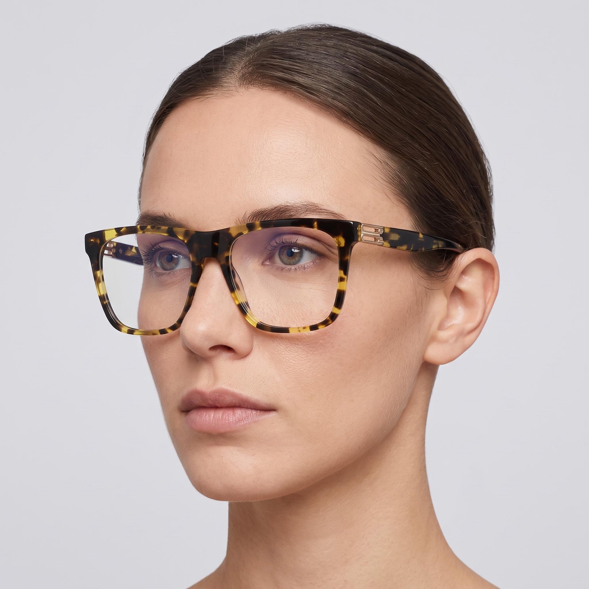 Montura Óptica Victoria Beckham Vb2679 para Mujer, Habana, Negro y Amarillo, con Lentes Demo Transparentes, Lista para Prescripción, 53 mm, Photo 4