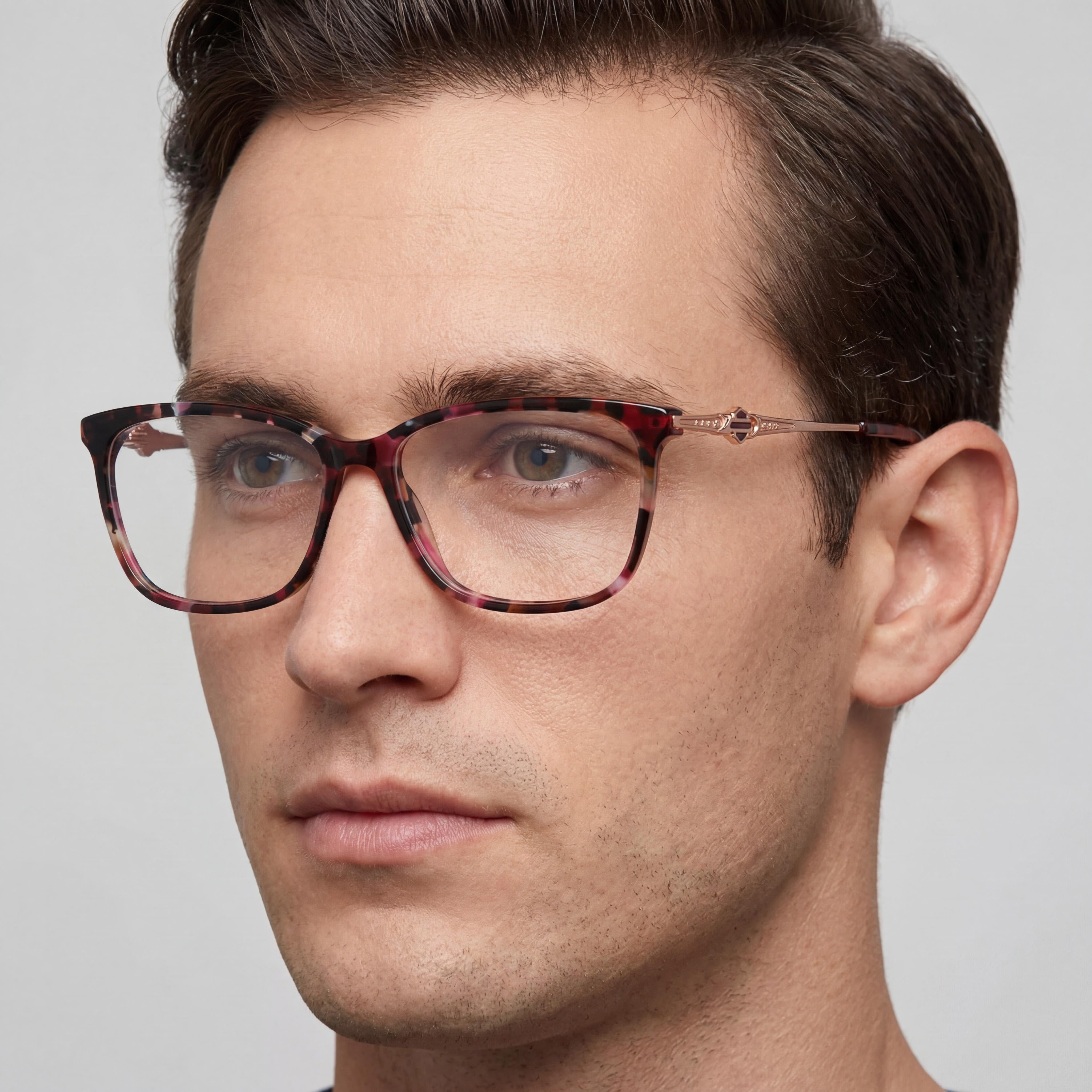 Harley-Davidson Hd0564 Men's Eyewear with Bordeaux Plastic Frame and Clear Lenses 54mm, Photo 3