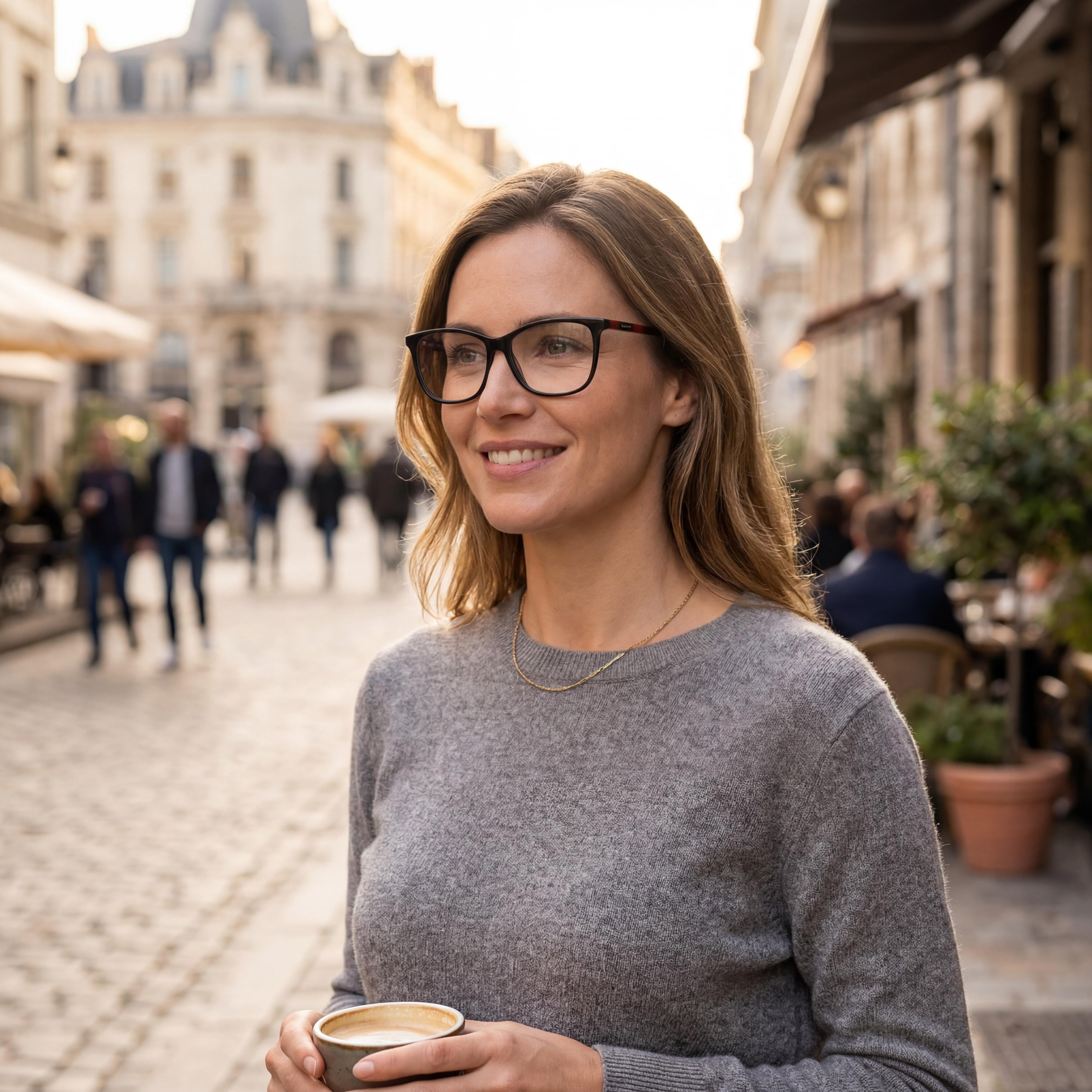 GANT Ga50014 Gafas de plástico negro brillante para mujer con 55 mm de ancho de lente, 13 mm de puente, 140 mm de longitud de patilla, Photo 6