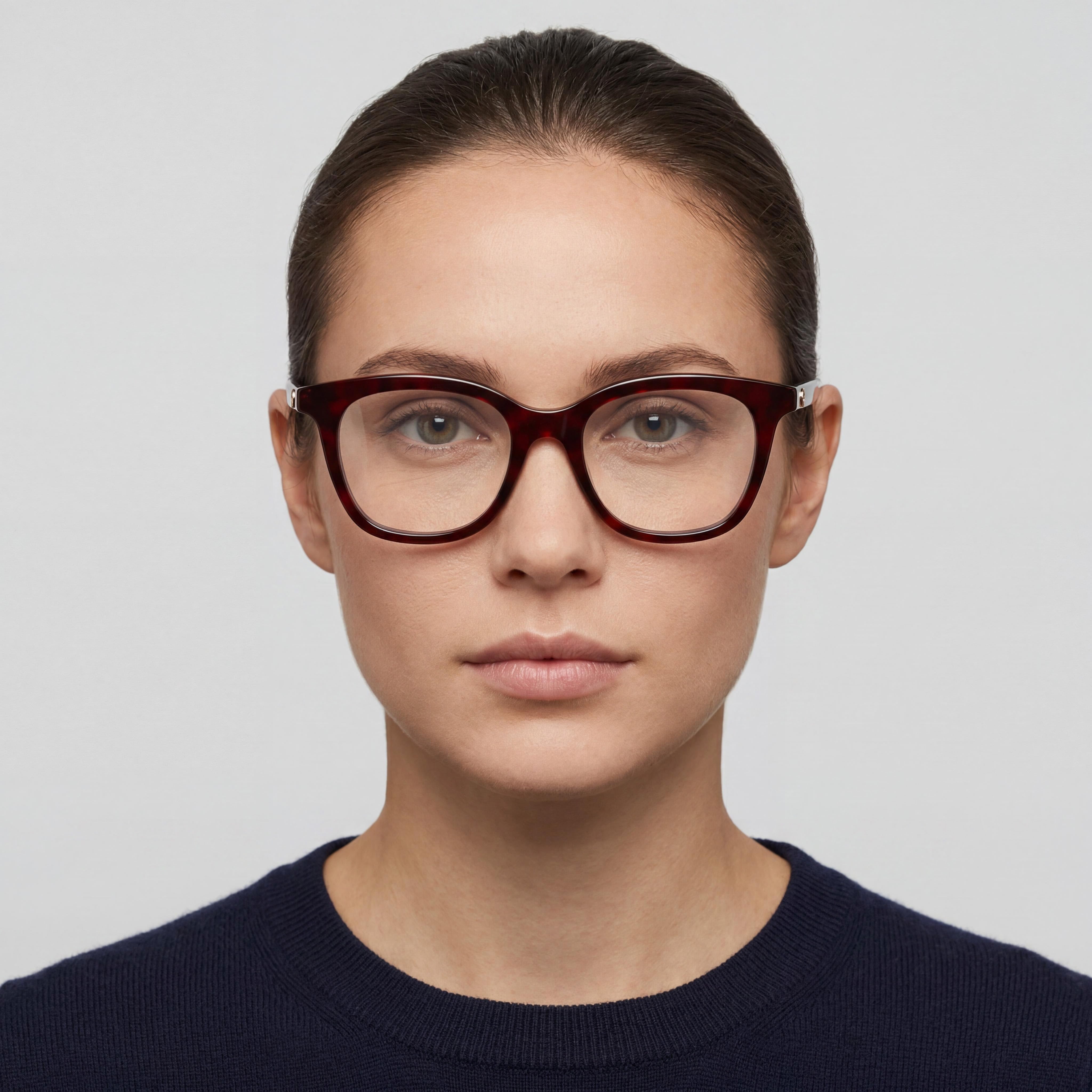 Gucci Gg1864o-003 Monturas ópticas de mujer de color carey habana azul transparente con lentes multicolor 50/18/145, Photo 3