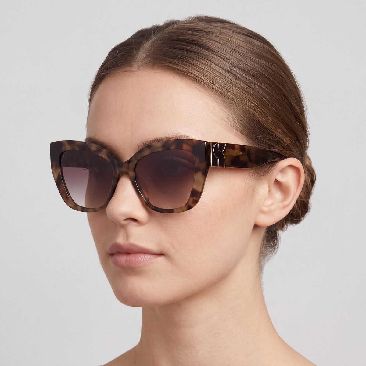 kate spade new york Bexley/G/S Women's Acetate Havana Pink Pink Doubleshade Lenses 100% UV Non-Polarized 54mm Sunglasses, Photo 4
