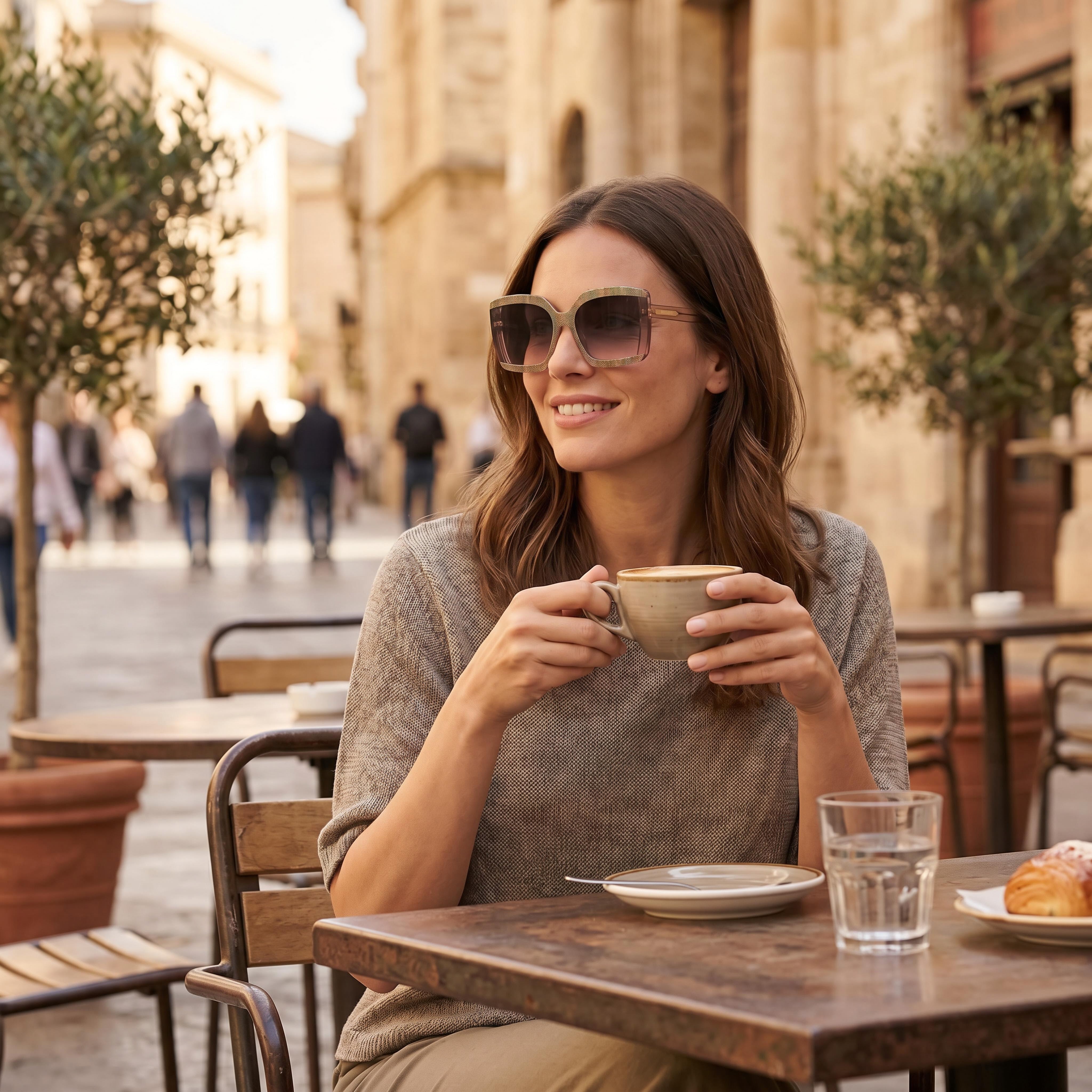 M Missoni Casual Women's Pattern Pink Green Acetate Frame Polycarbonate Lens Non-Polarized Sunglasses 62mm, Photo 6