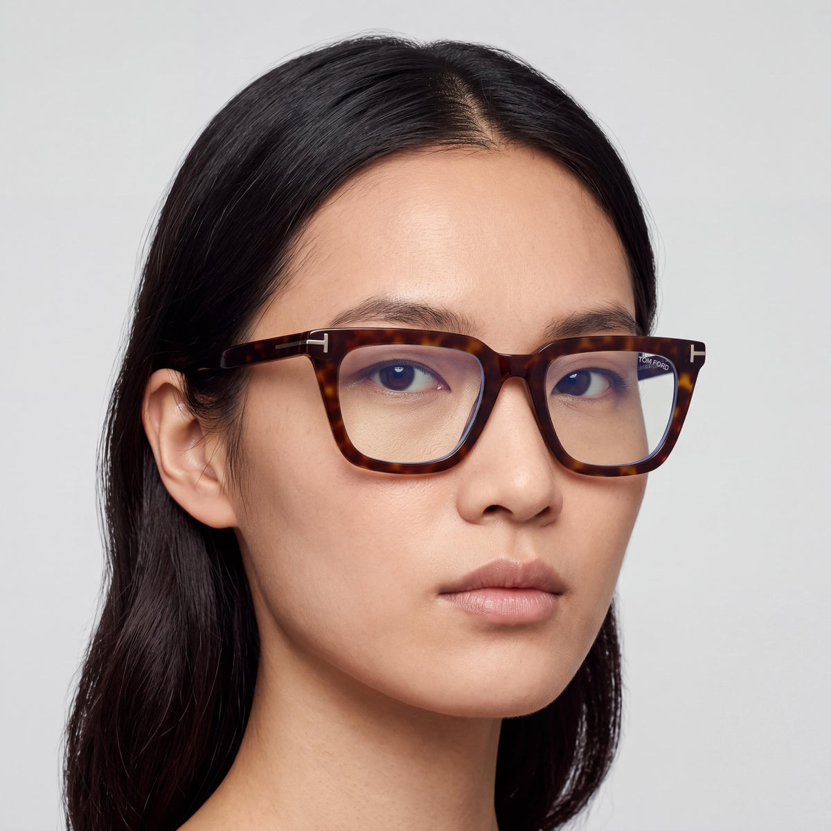 Tom Ford Ft5963-b Unisex Montura Havana Oscuro Lentes No-Policarbonato 50/20/145, Photo 4