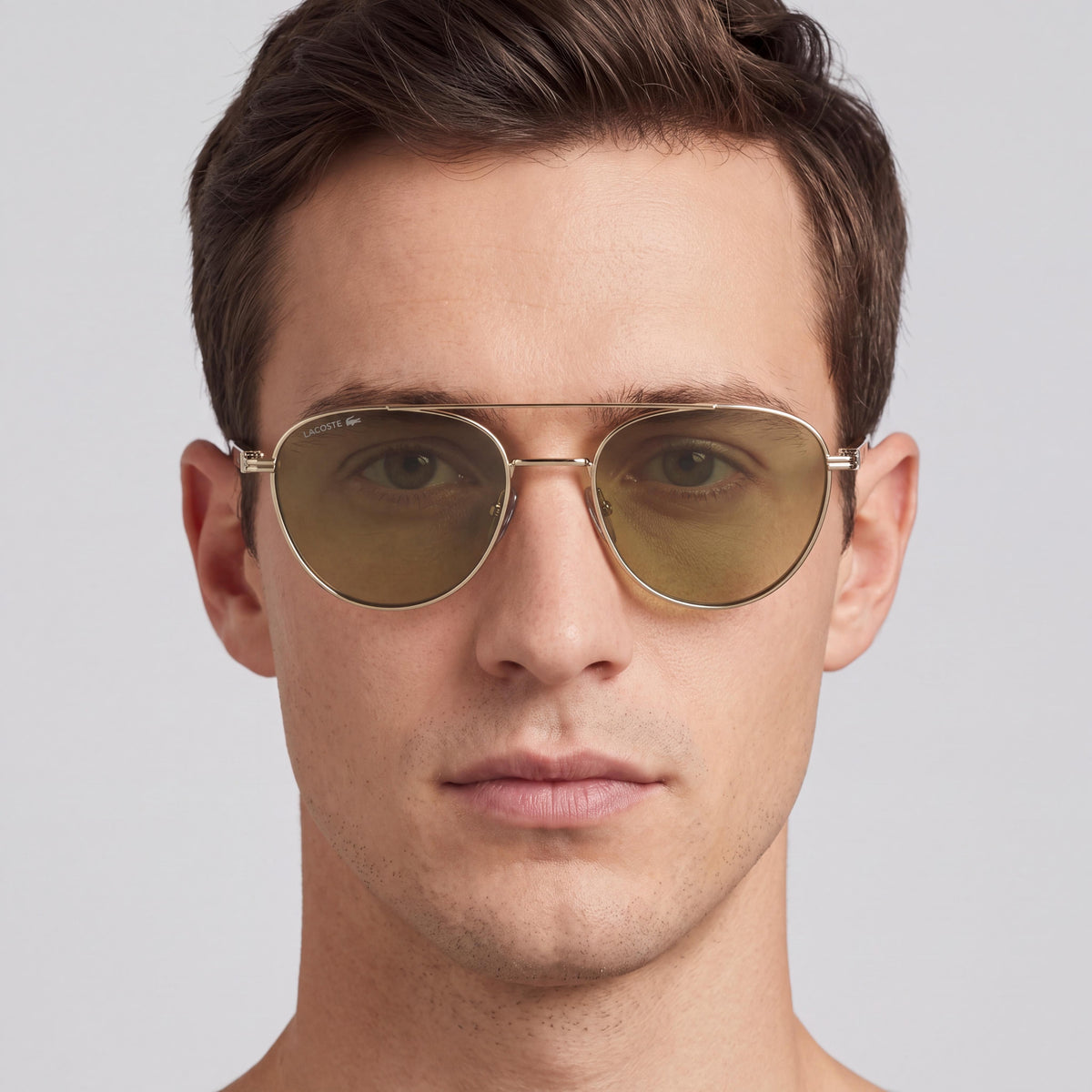 Lacoste L271s N Men's Classic Metal Gold Frame, Polarized Gold Lenses, UV Protected Sunglasses 54-20-145mm, Photo 5
