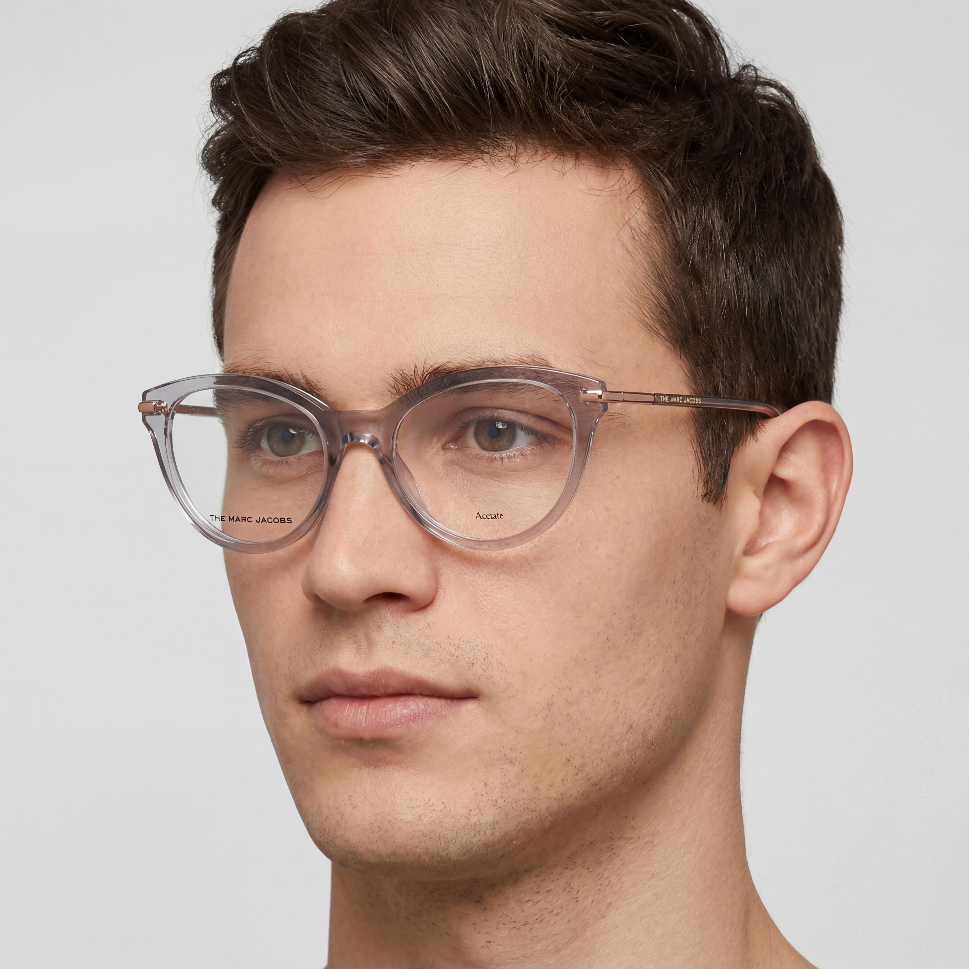 Marc Jacobs Marc 617 Modern Collection Marc 617 Men's Grey Acetate Frame Grey Polycarbonate Lenses Sunglasses 52mm, Photo 4