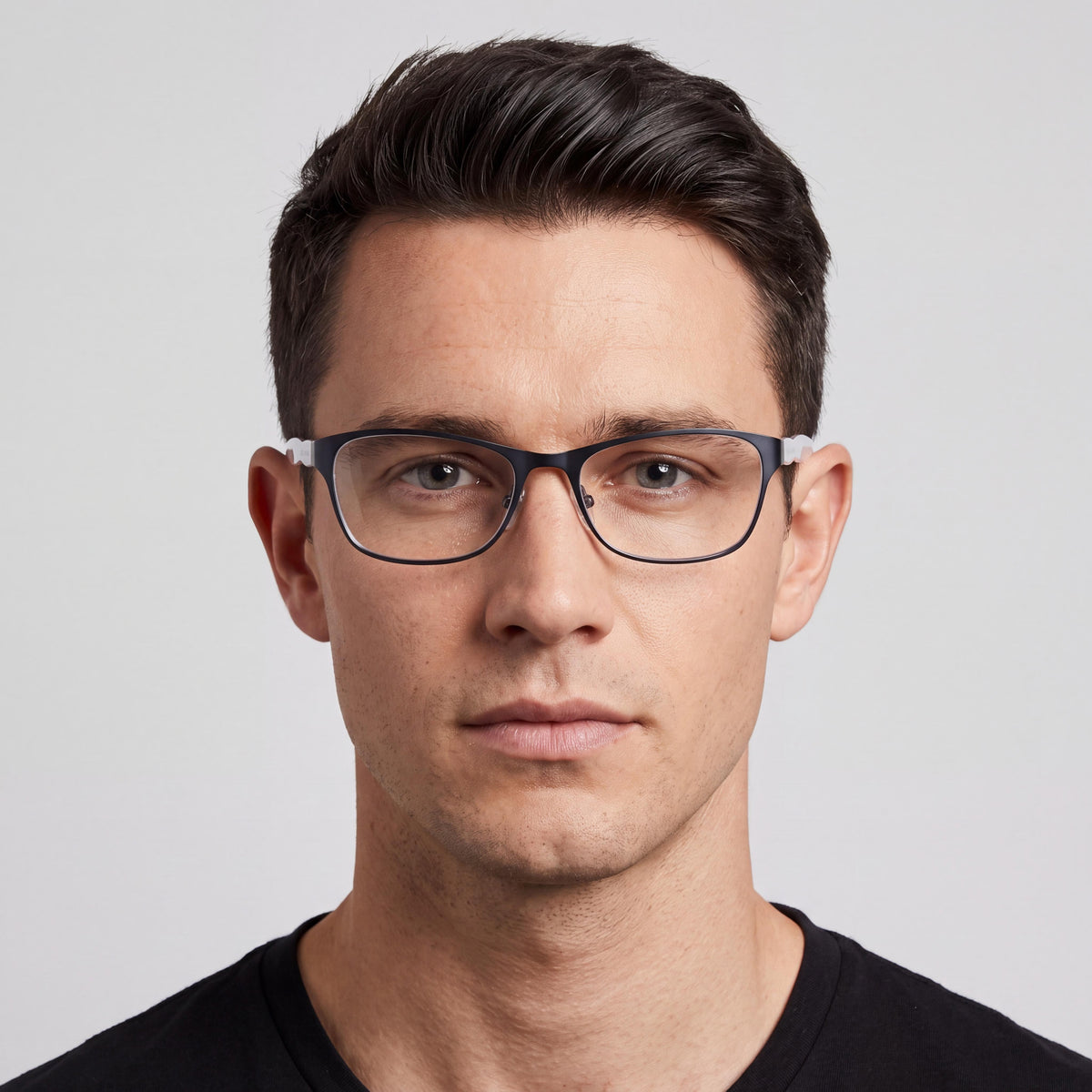 Ted Baker Rigger TB 2213 Men's Eyeglasses with Composite Navy Blue Frame and non- Lenses 51mm, Photo 4