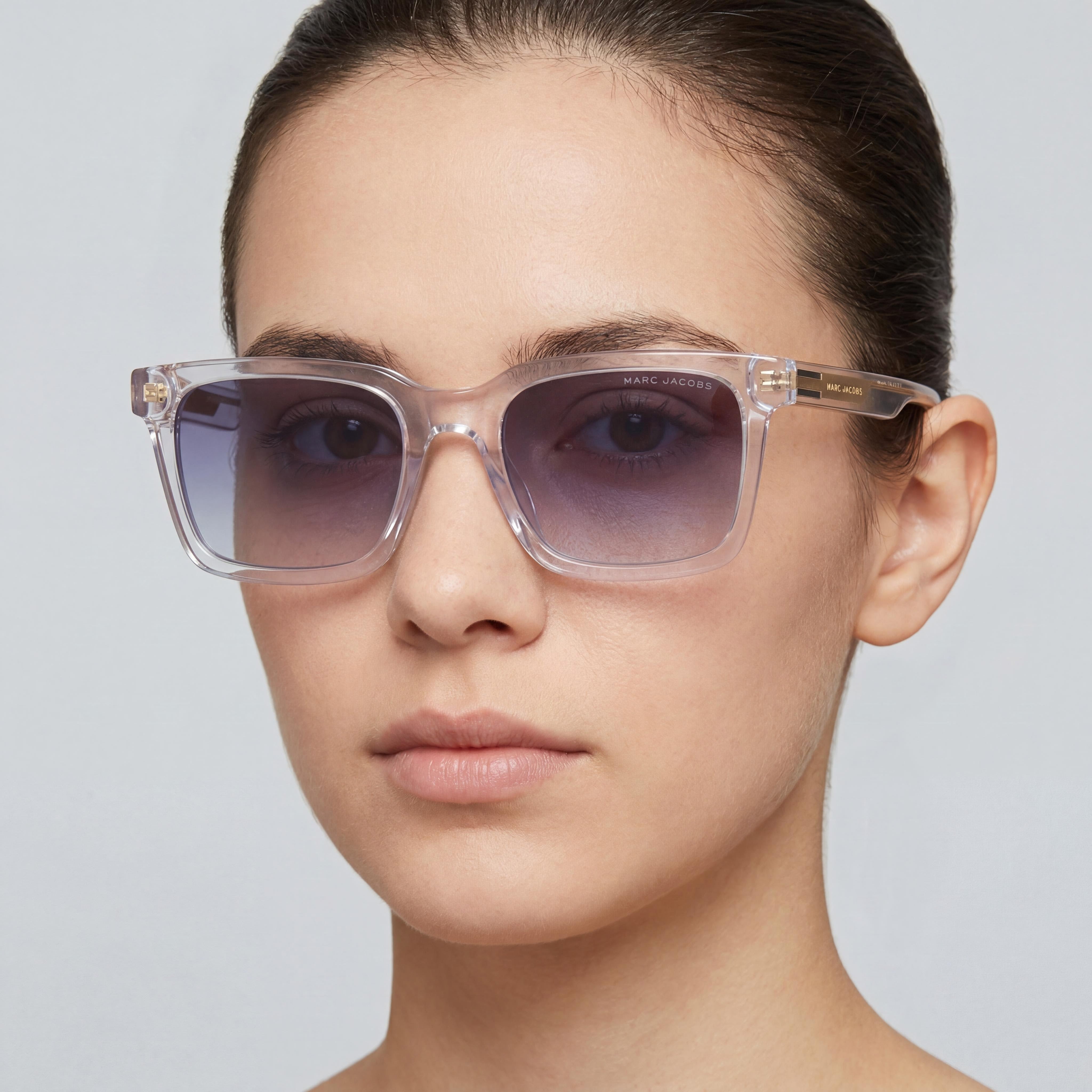 Marc Jacobs Marc 719/S Unisex Acetate Black Brown Mirrored Solid Dark Grey Shaded 100% UV Protection 53mm, Photo 4