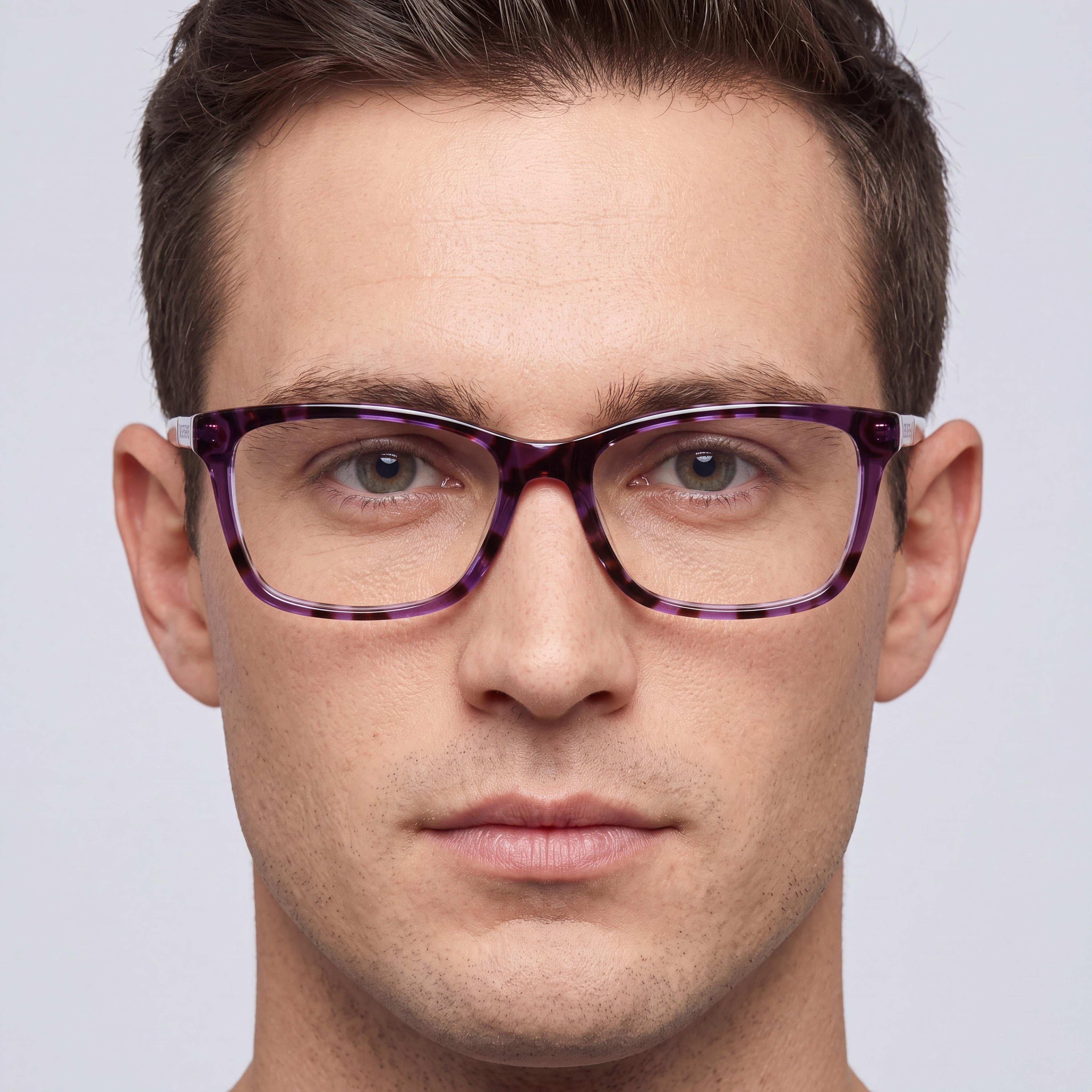 Skechers Se2154 Unisex Violet Plastic Frame Eyewear, Polycarbonate Lenses, Lens Width 53mm, Photo 5
