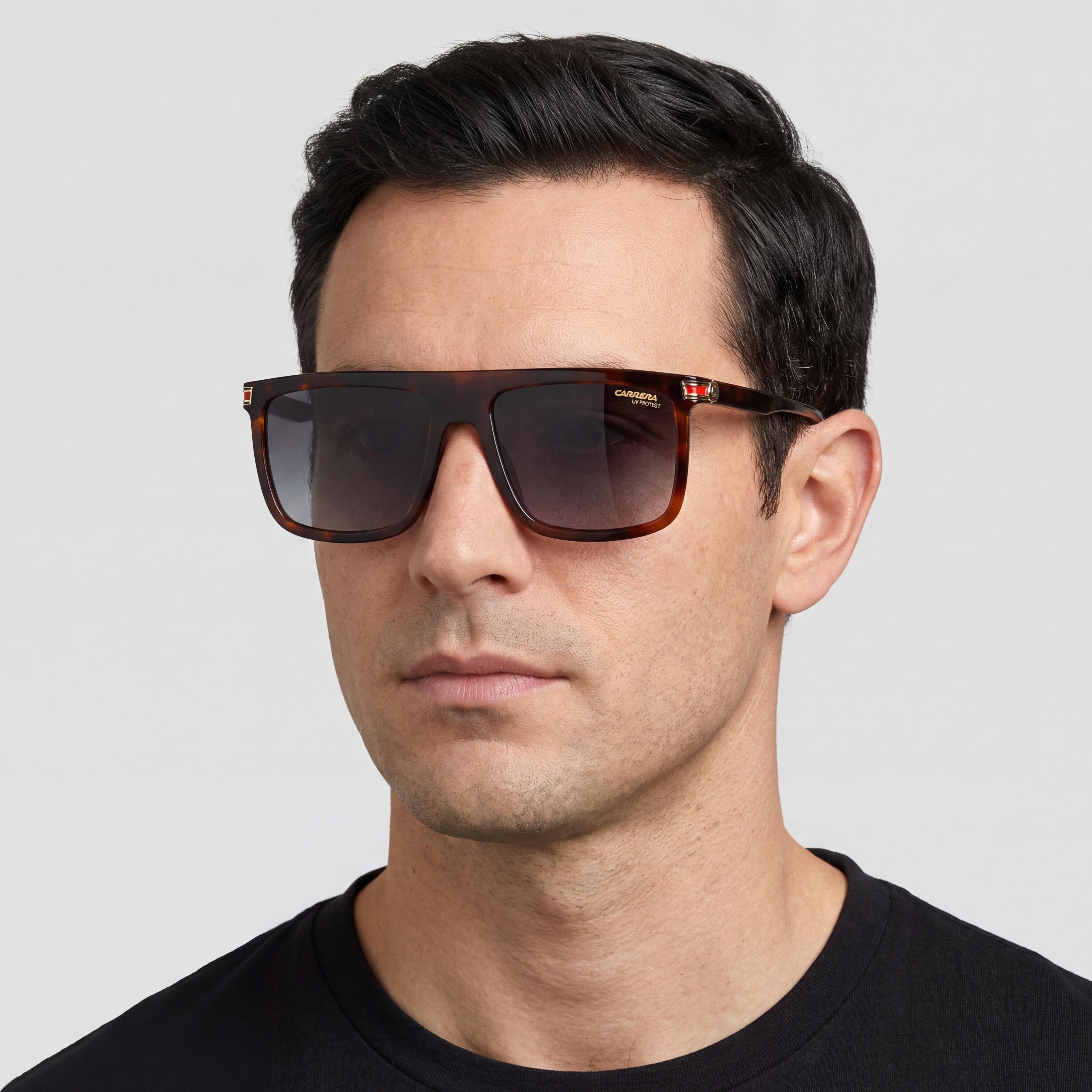 Carrera Contemporary Men's Dark Havana Injection Propionate Gradient UV Protection Sunglasses 58mm, Photo 5